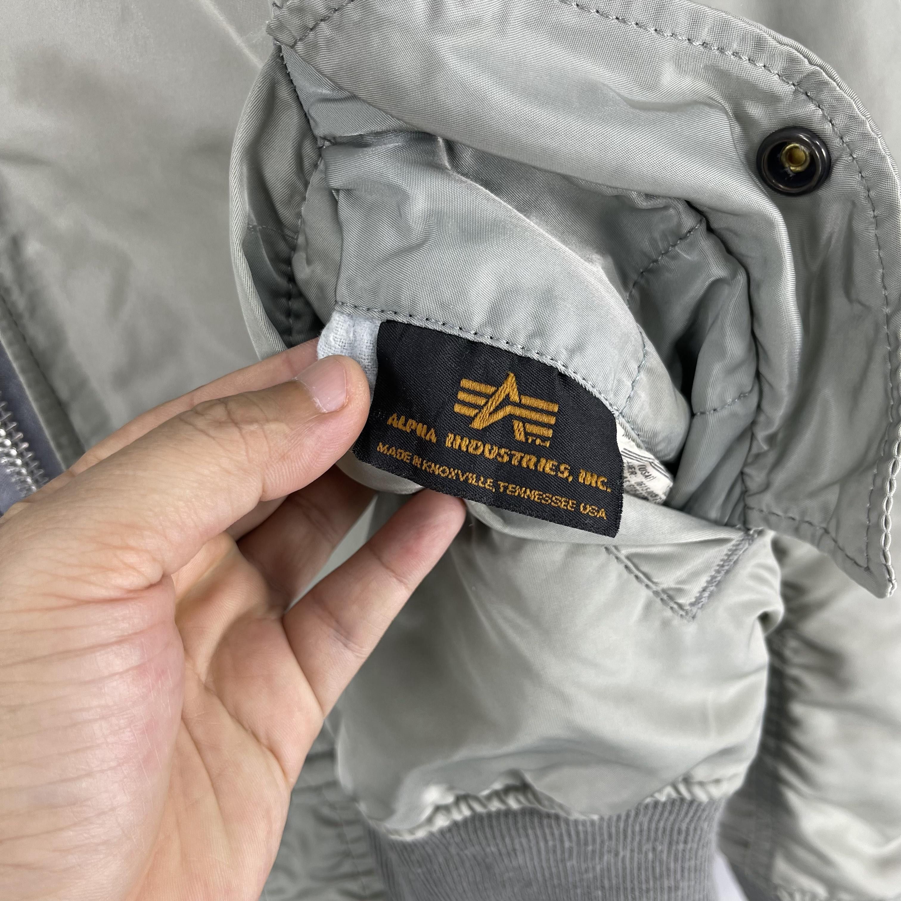 Alpha Industries Vintage 1980s ALPHA INDUSTRIES Ma-1 Bomber Flight Jacket Size US L / EU 52-54 / 3 - 6 Thumbnail