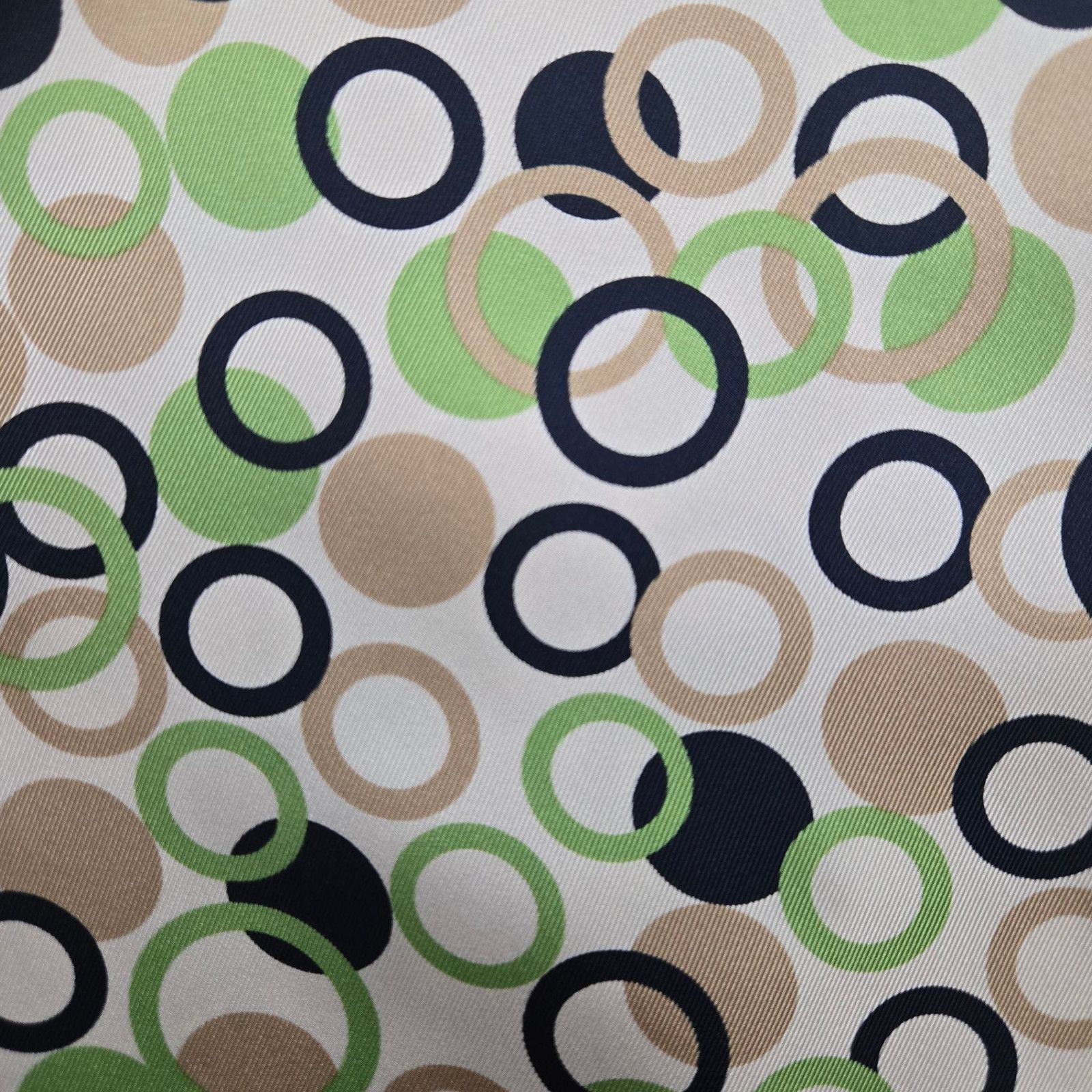 Vintage Vintage Green Navy Retro Mod Silk Wrap Skirt Size 12 Size 34" / US 12 / IT 48 - 7 Thumbnail