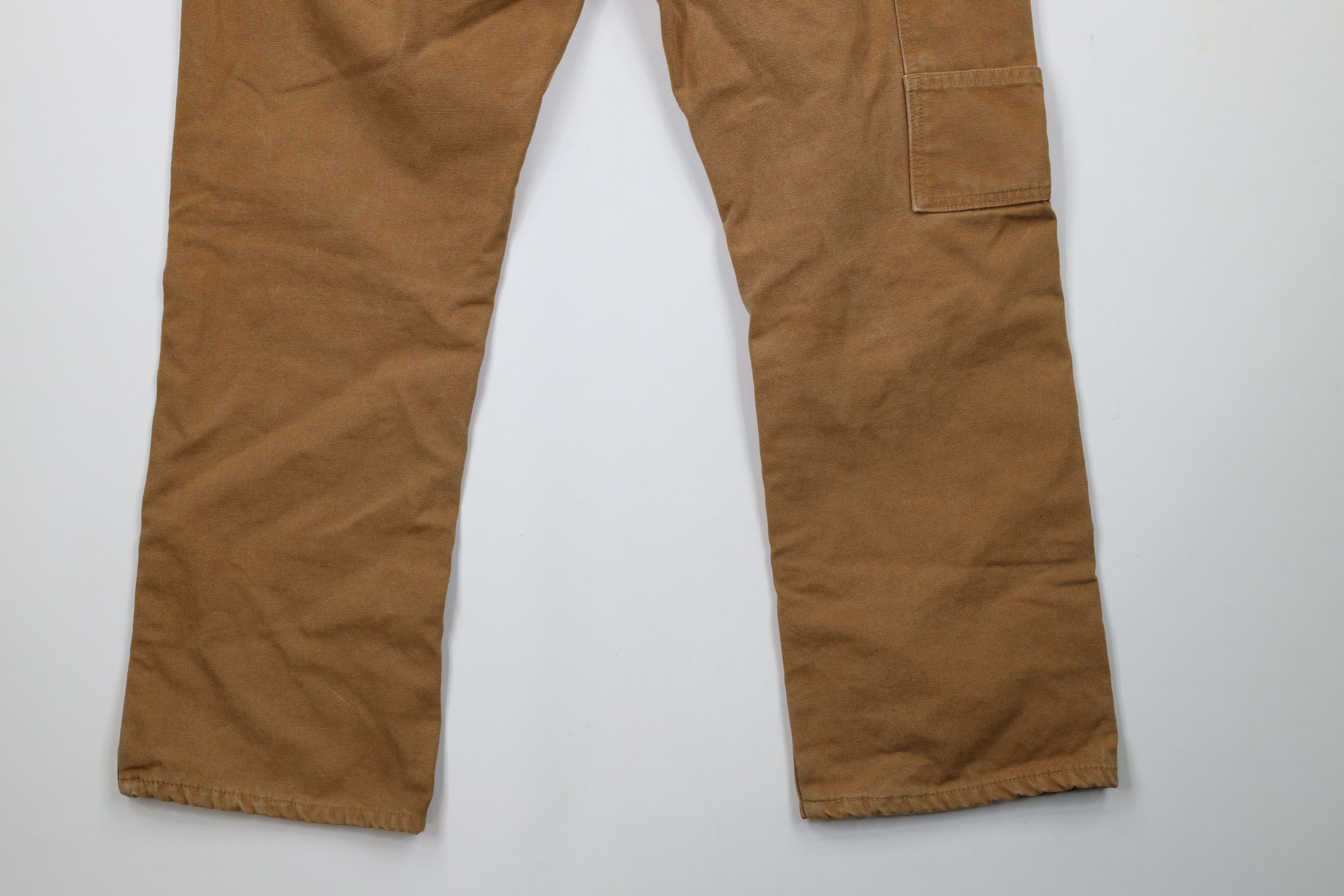 Dickies × Vintage Vintage Y2K Dickies Flannel Lined Canvas Dungaree Pants Size US 36 / EU 52 - 14 Thumbnail