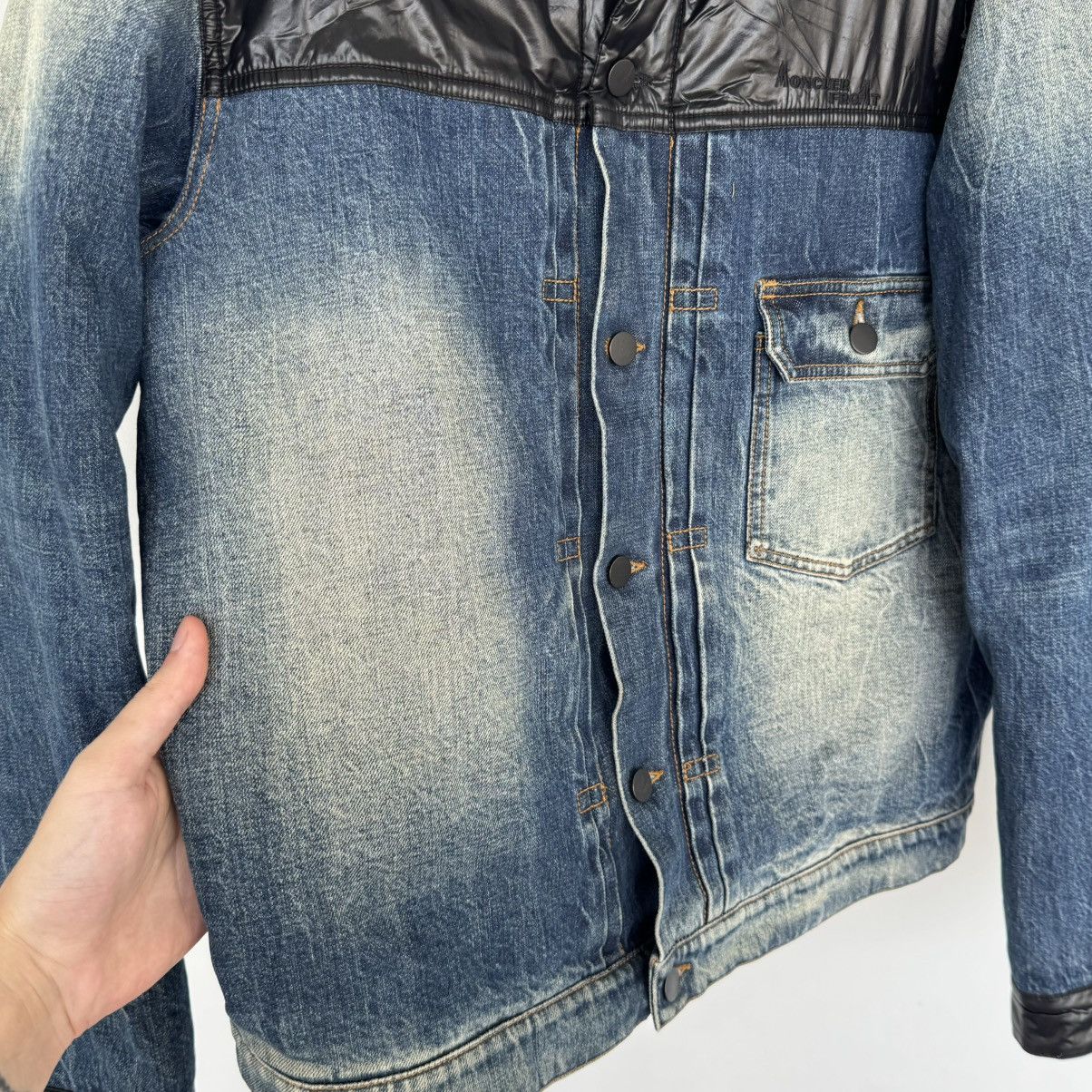Fragment Design × Moncler × Moncler Genius Moncler Genius Shady Giubbotto Denim Jacket Size US M / EU 48-50 / 2 - 5 Thumbnail
