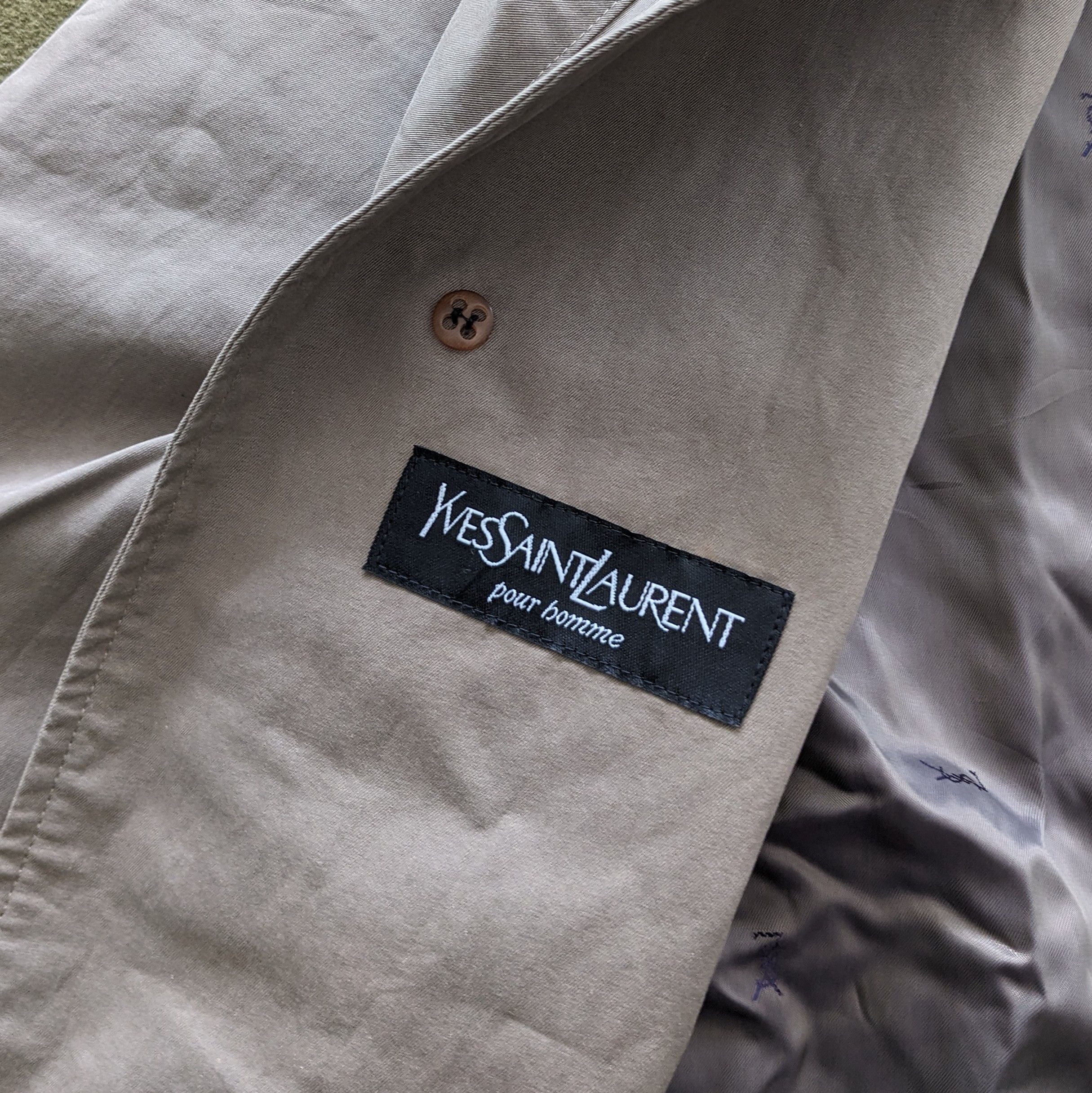 Yves Saint Laurent Vintage Yves Saint Laurent Luxury Brand Trench Coat Size US L / EU 52-54 / 3 - 7 Thumbnail