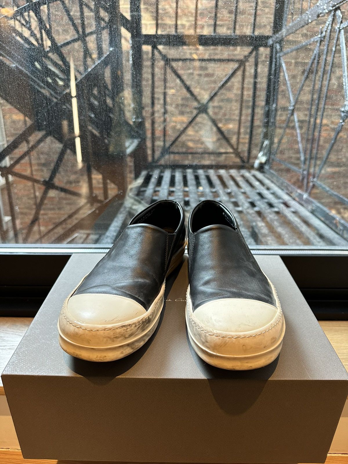 Rick Owens Rick Owens Ramones Slip Ons Size US 10.5 / EU 43-44 - 6 Thumbnail
