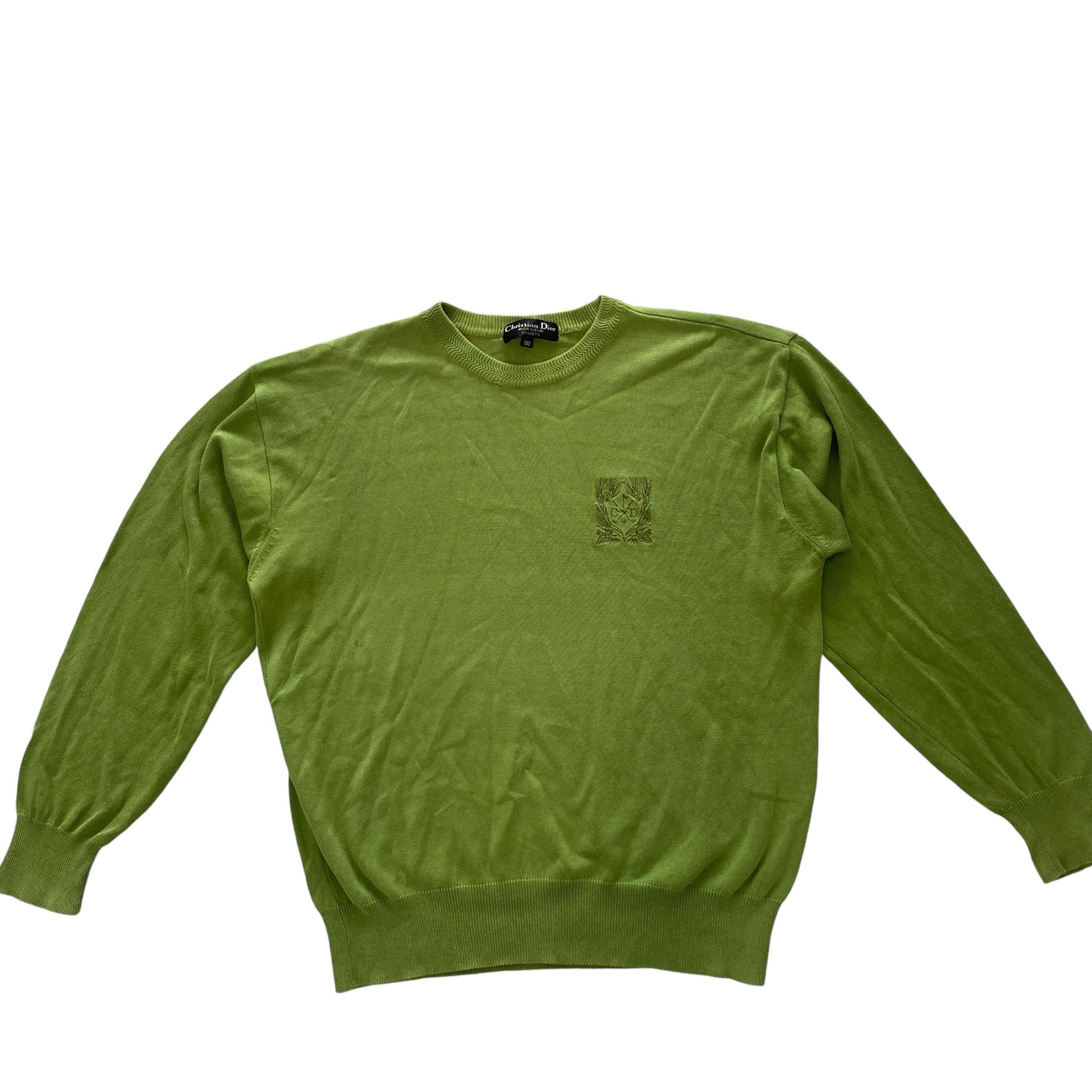 Christian Dior Monsieur × Vintage Vintage 90s Christian Dior Knitwear Size US M / EU 48-50 / 2 - 1 Thumbnail