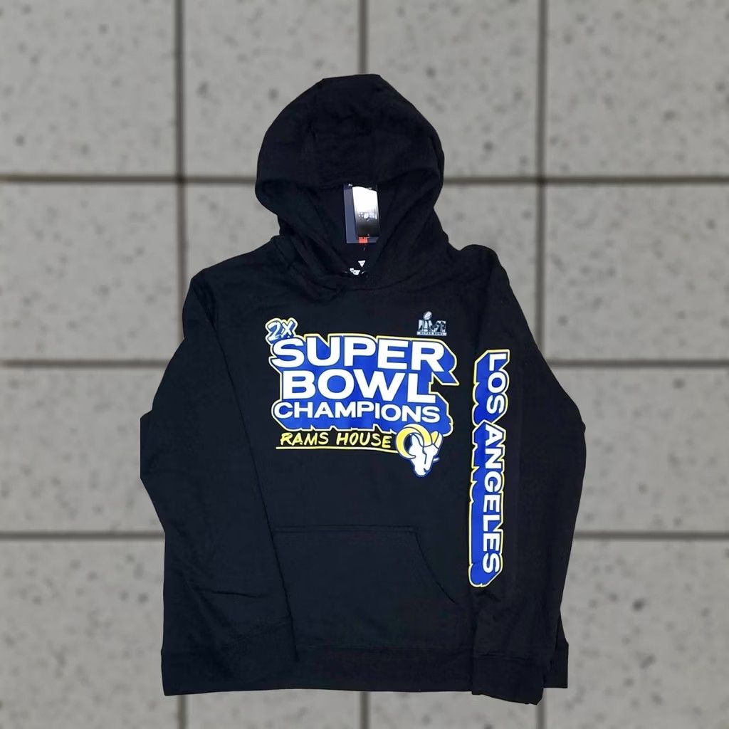 Vintage VINTAGE Los Angeles Rams Super Bowl LVI Sweatshirt XL NFL Hoodie Size US XL / EU 56 / 4 - 1 Thumbnail