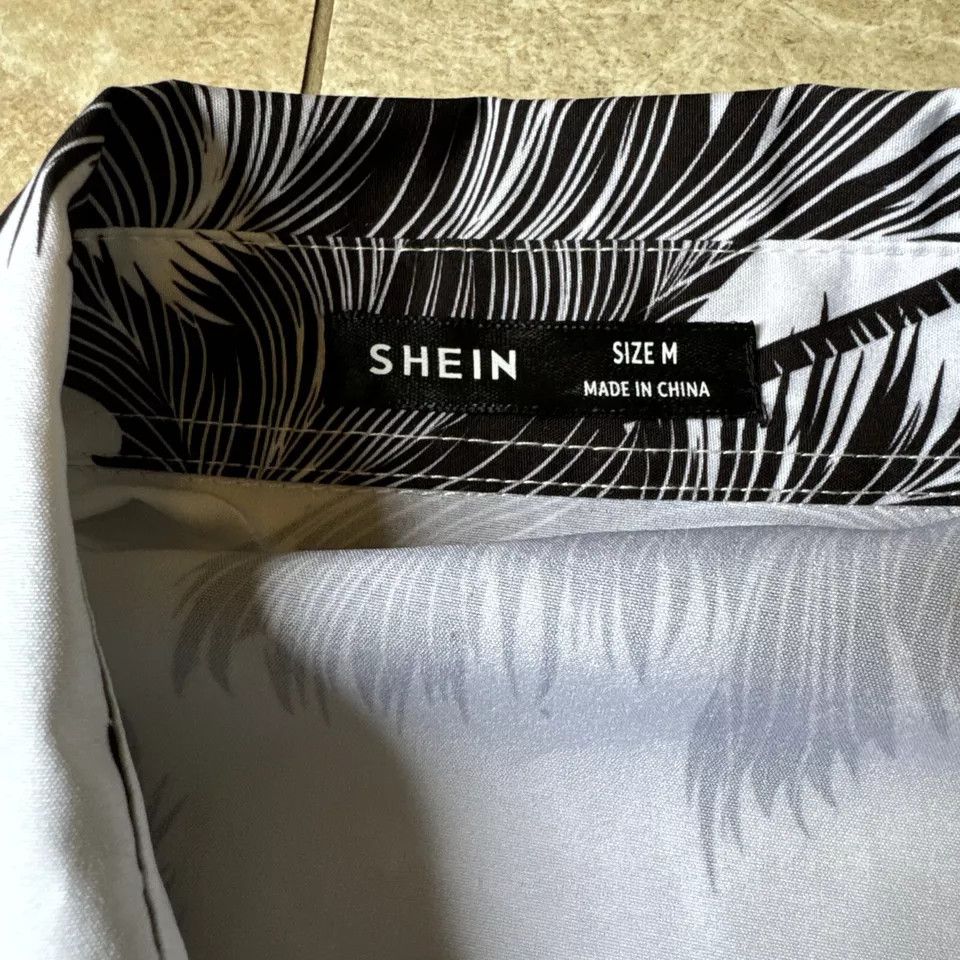 Shein Shein men's Hawaiian short sleeve shirt NEW Size US M / EU 48-50 / 2 - 2 Thumbnail