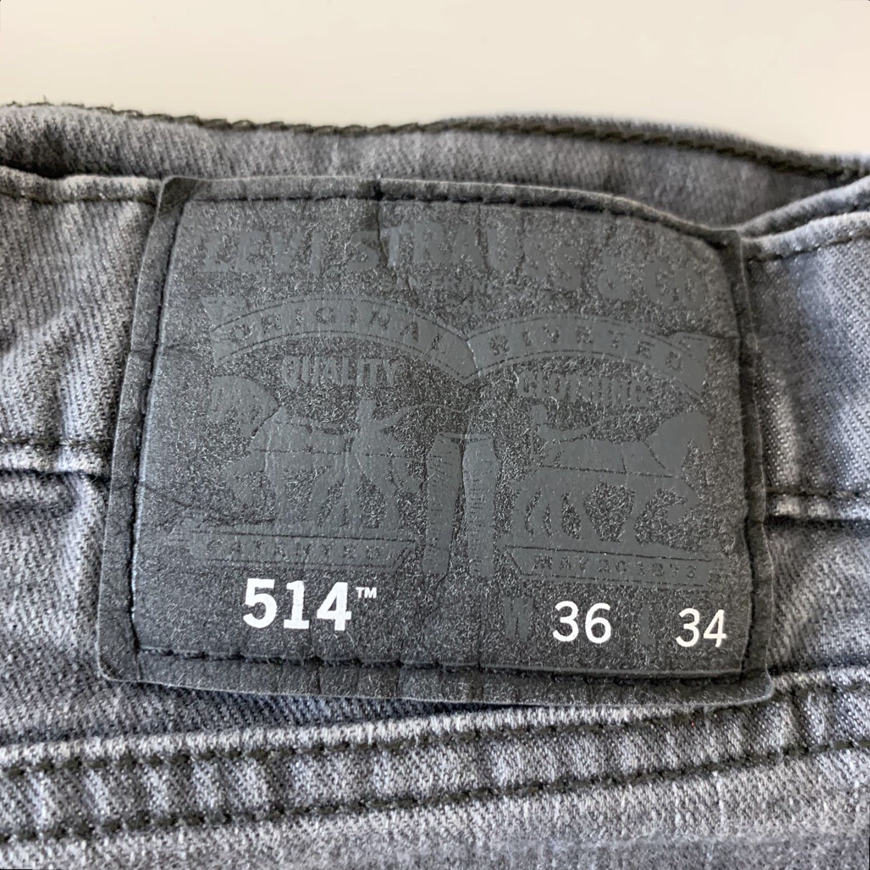 Levi's Levi's 514 Straight Fit Jeans Gray Wash 36x34 Men Ordinary Size 36 Gray Jeans Levi's 514 Straight Mens Size US 36 / EU 52 - 3 Thumbnail