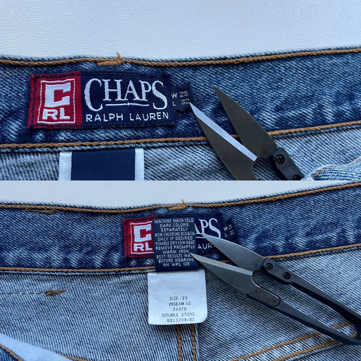 Chaps Ralph Lauren Chaps Ralph Lauren Denim Vintage Jeans Double Stone Size US 29 - 8 Thumbnail