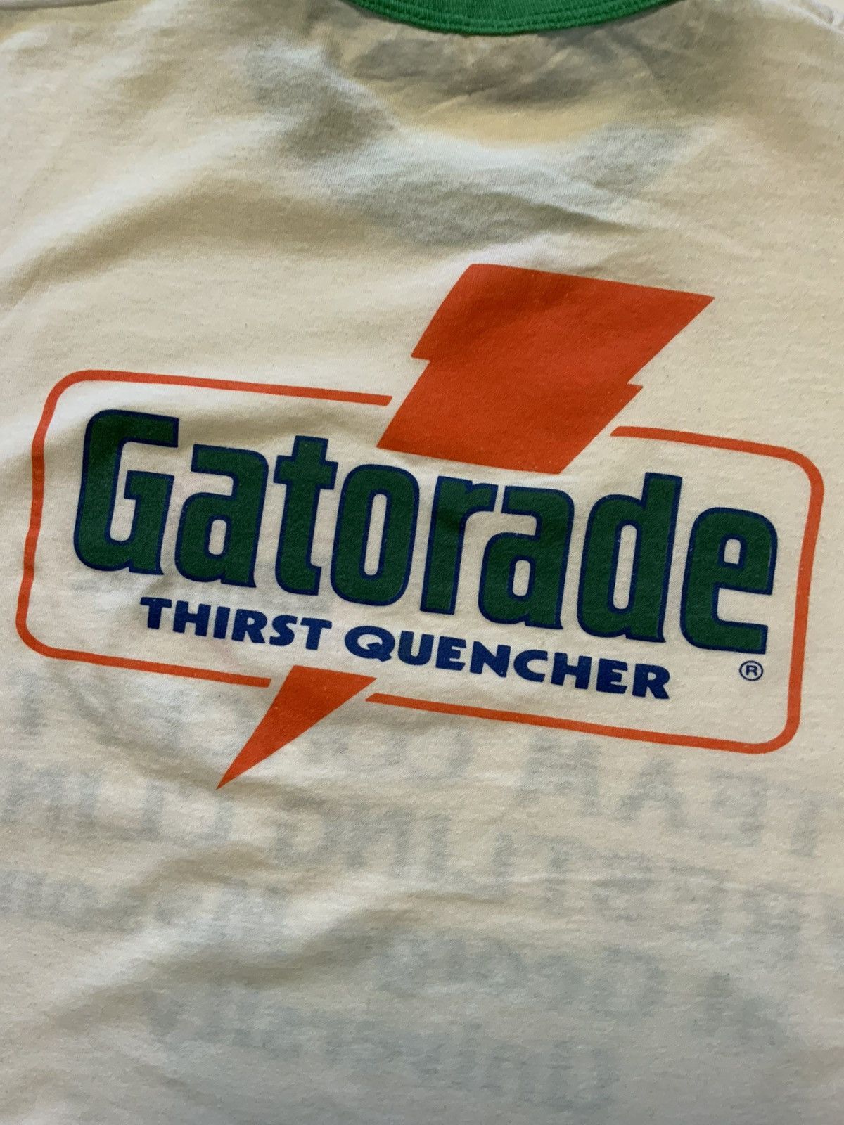 Gatorade × Vintage Vintage Screen Stars Gatorade Ringer Single Stitch T-Shirt Size US XL / EU 56 / 4 - 4 Thumbnail