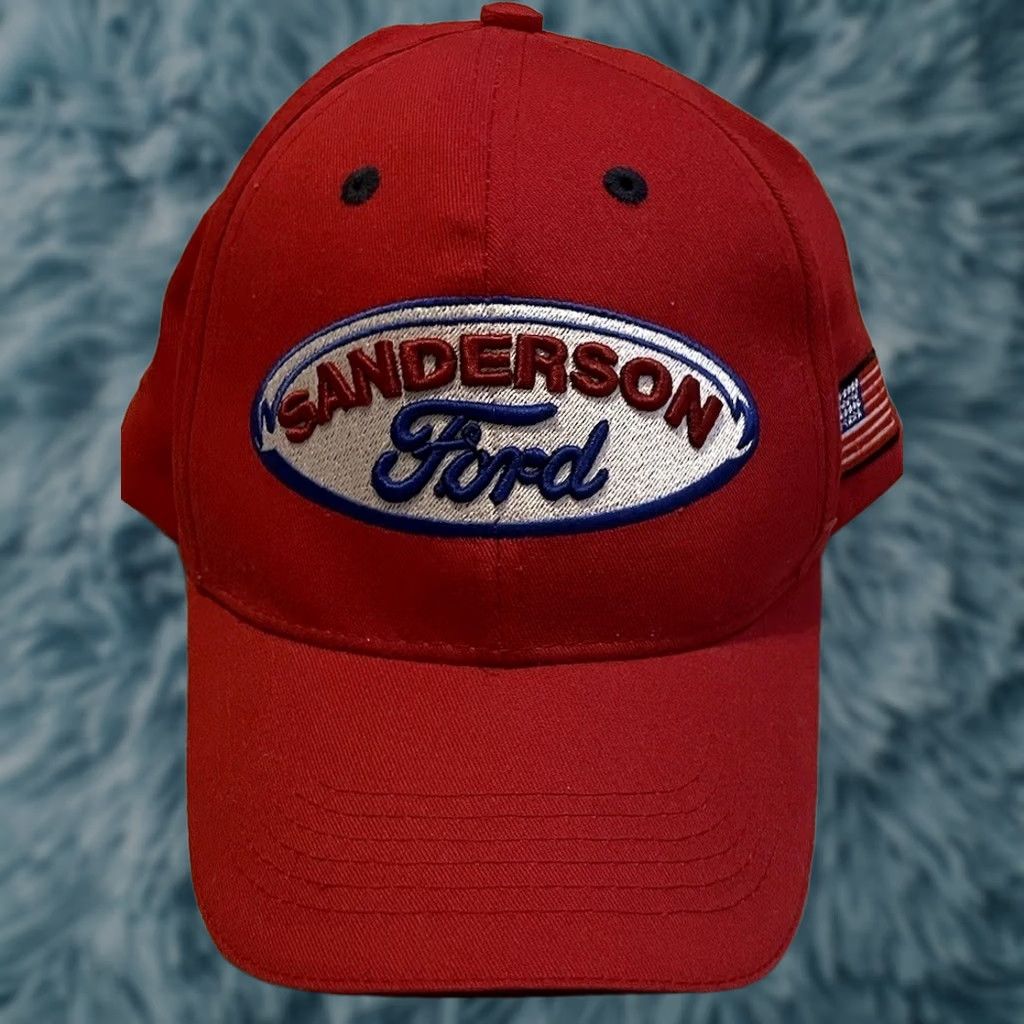 Ford VINTAGE Ford Hat Racing Car Driving Biker F1 NASCAR Mechanic Arizona Grunge 90s Y2K Baseball Cap Mens Red 90s Grunge Car USA NASCAR D1 Size ONE SIZE - 1 Thumbnail