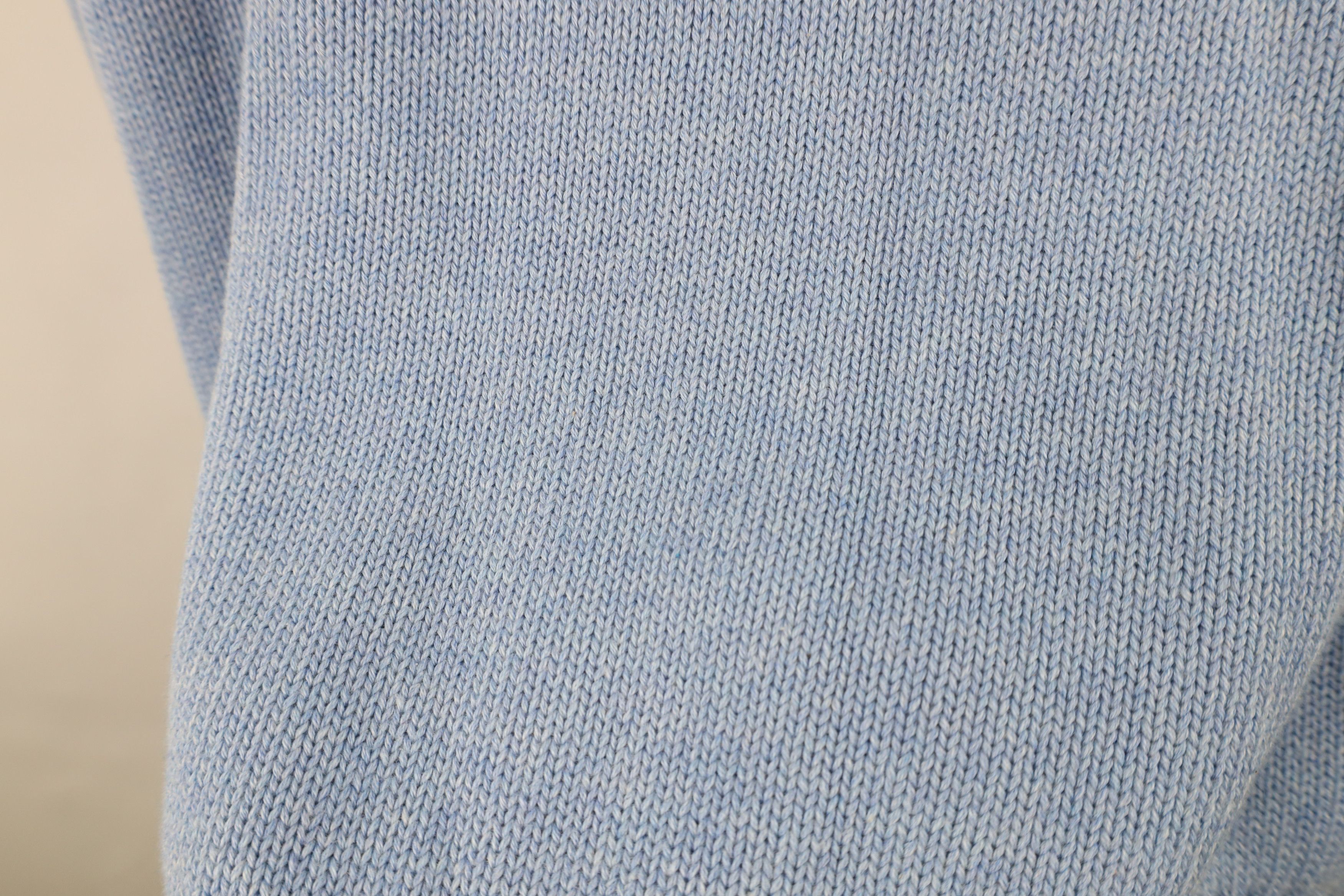 Lands' End Vintage 90s Lands End Crewneck Sweater Carolina Blue Japan Size US XL / EU 56 / 4 - 4 Thumbnail