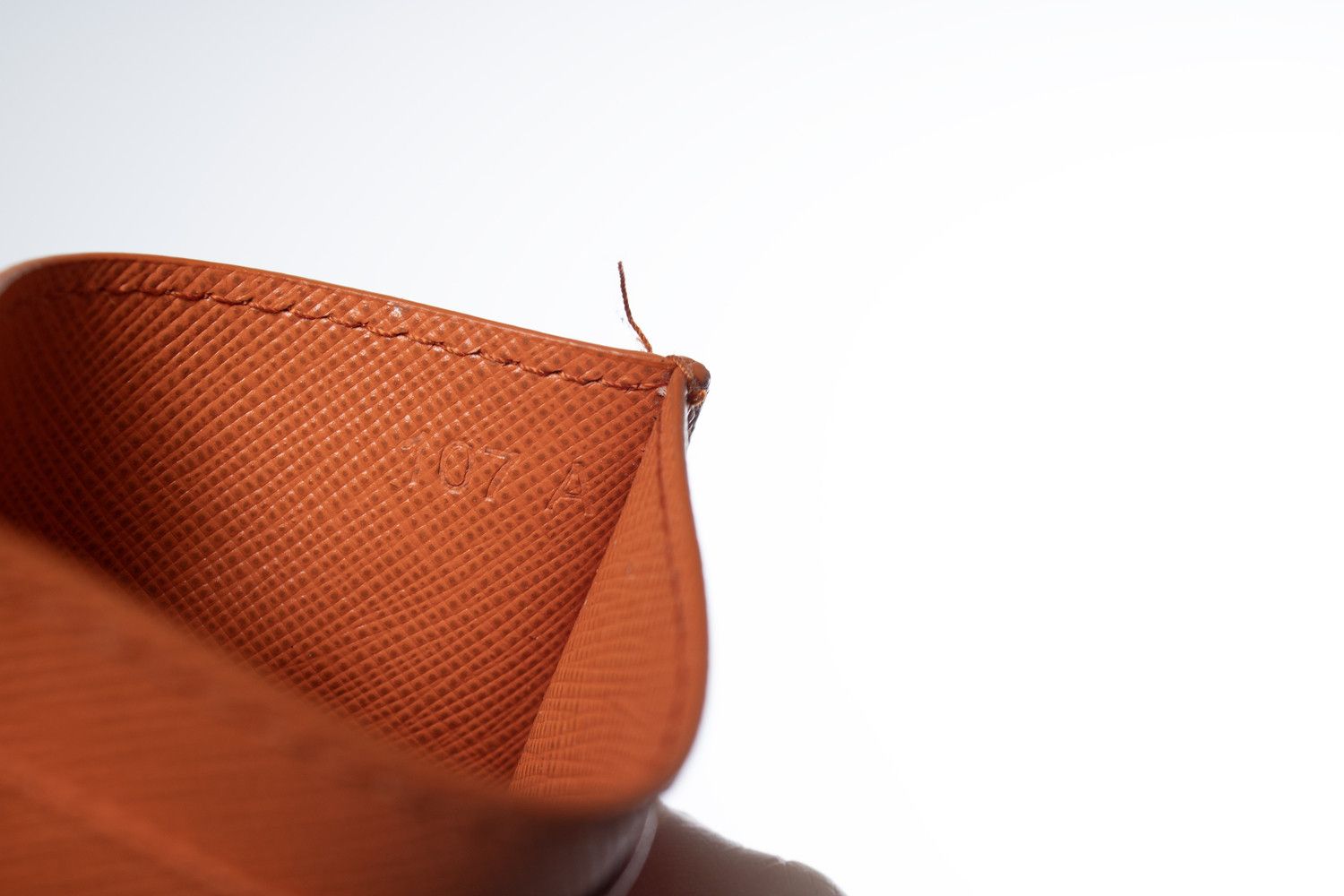 Prada Prada, saffiano leather card holder in orange Size ONE SIZE - 4 Thumbnail