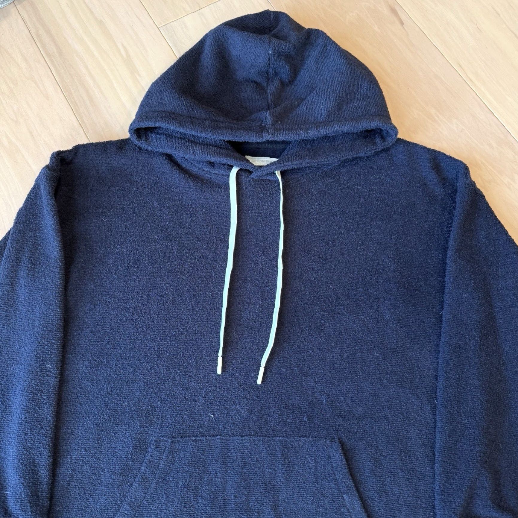 Outerknown Outerknown Hoodie Dress Women's Medium Navy Terry Cotton Pullover Loungewear Size M / US 6-8 / IT 42-44 - 3 Thumbnail