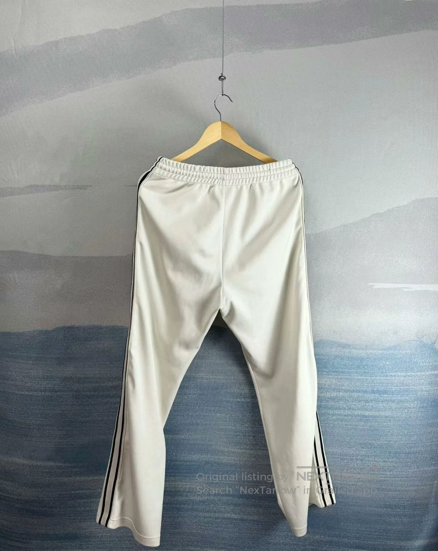 Celine Celine Embroidered Logo Side Stripe Pants. Size 23" - 3 Thumbnail