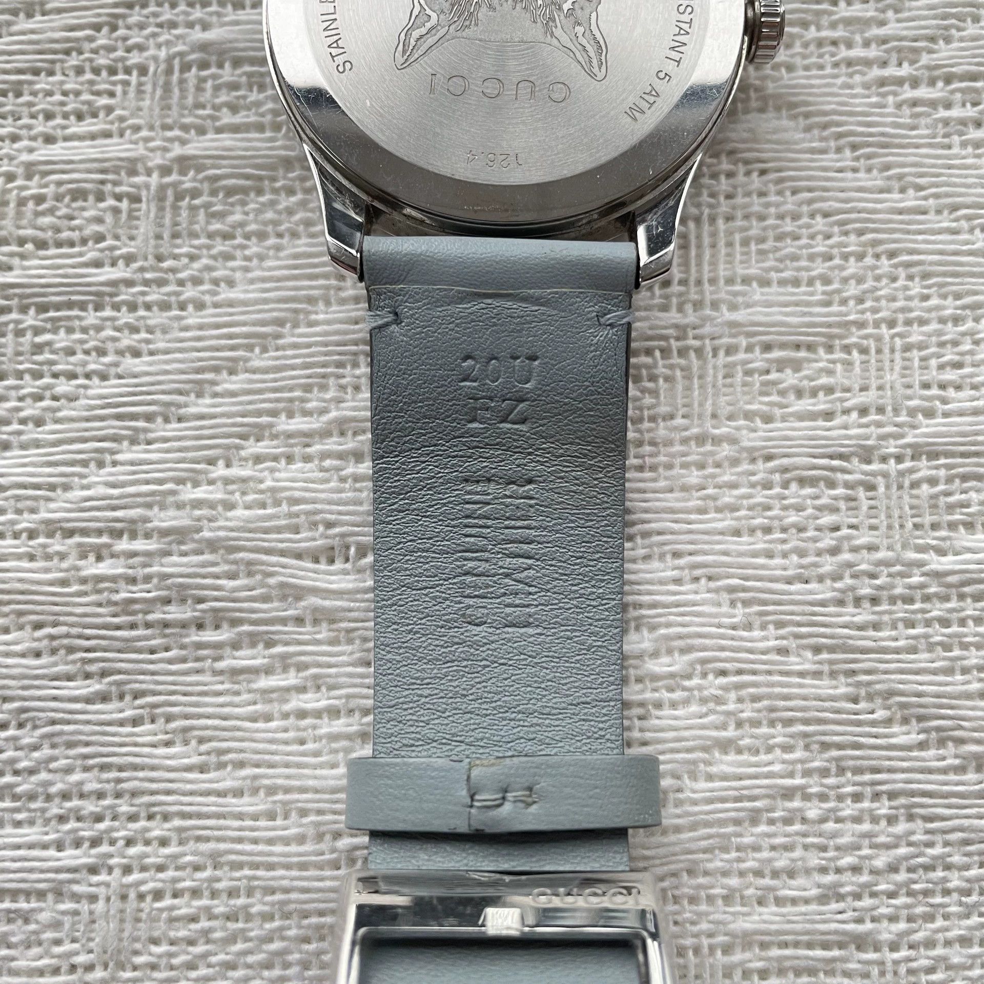 Gucci Gucci G-Eternity Quartz 95 New Unisex 38mm Leather Size ONE SIZE - 7 Thumbnail
