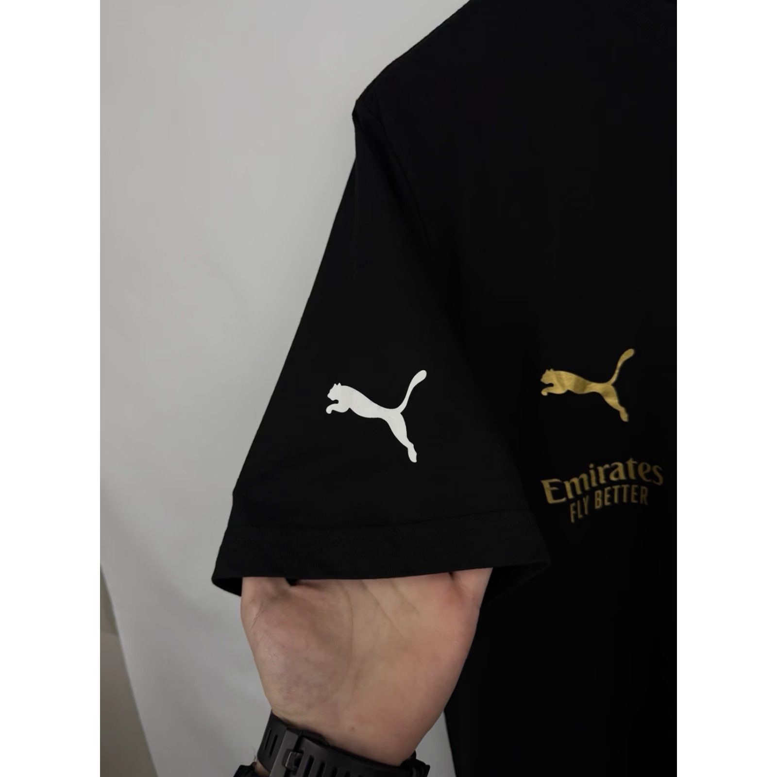 Puma PUMA AC Milan 2021-22 Champions T Shirt Campioni D’Italia L Mens Black Size US L / EU 52-54 / 3 - 6 Thumbnail