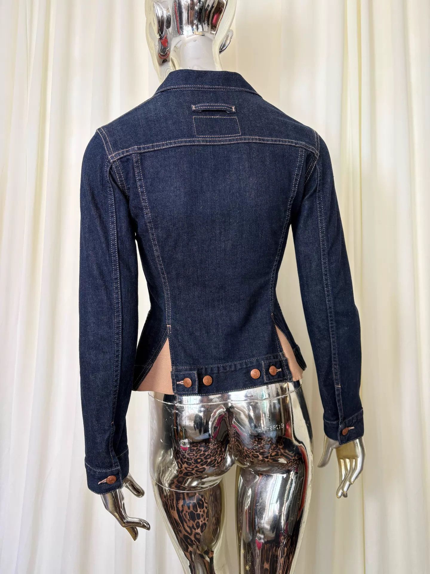 Jean Paul Gaultier JPG × Levi's Corset Denim Waist-Cinched Jacket S Size S / US 4 / IT 40 - 3 Thumbnail