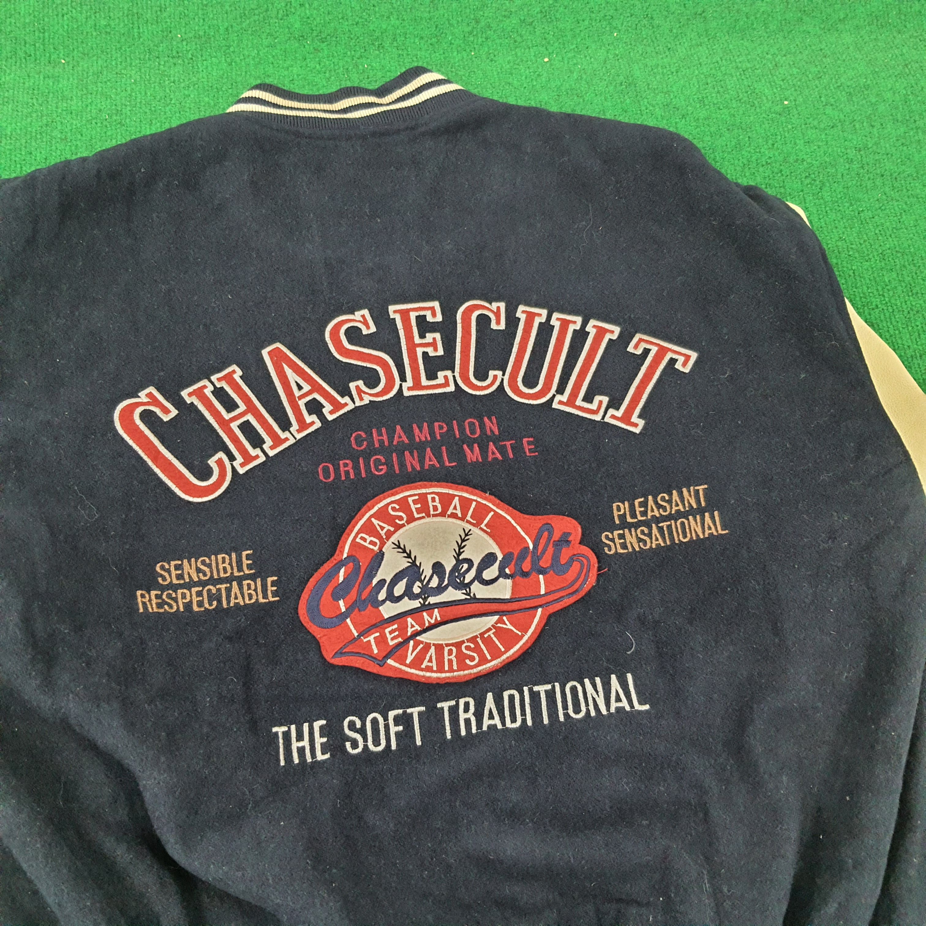 MLB × Vintage Vintage MLB Baseball Team Chasecult Varsity Jacket Size US XL / EU 56 / 4 - 2 Thumbnail