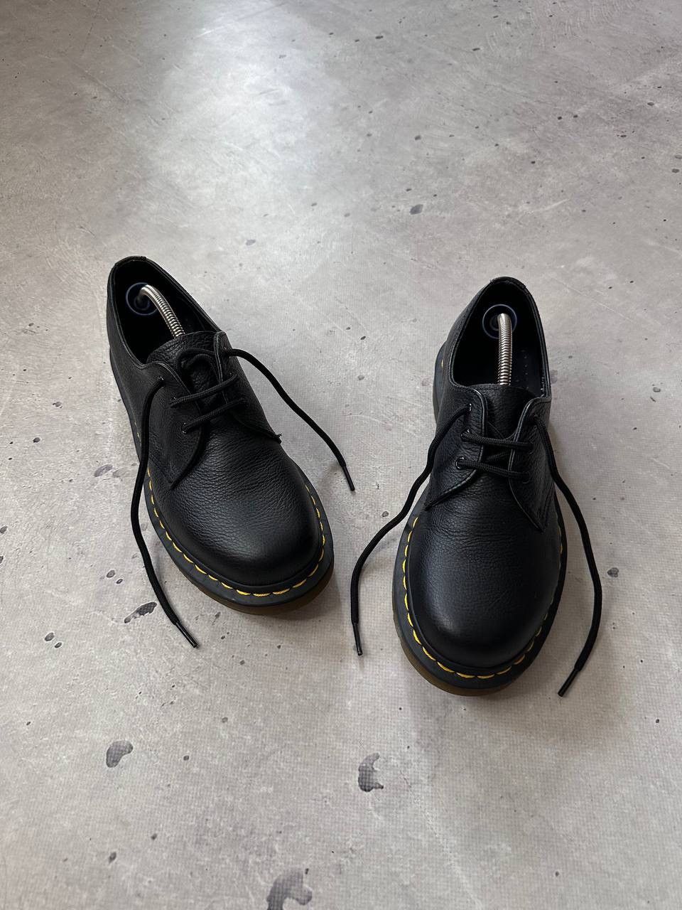 Dr. Martens Dr. Martens 1461 Full Black Boots Size US 8 / IT 38 - 2 Thumbnail