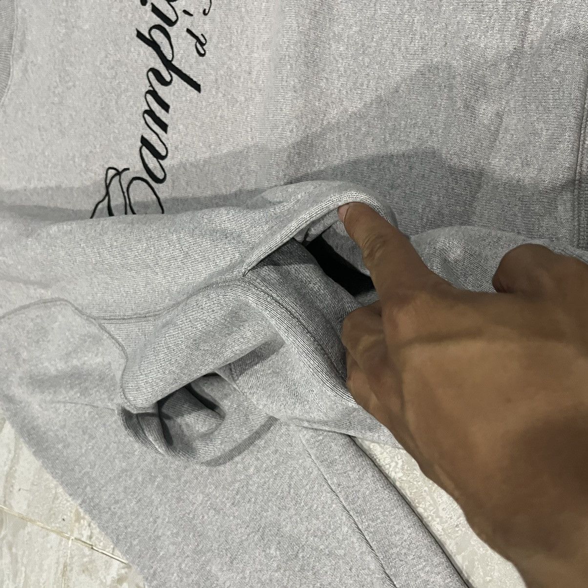 UEFA × Vintage Vintage Juventus Campioni d’Italia Grey Sweatshirt Size US L / EU 52-54 / 3 - 5 Thumbnail