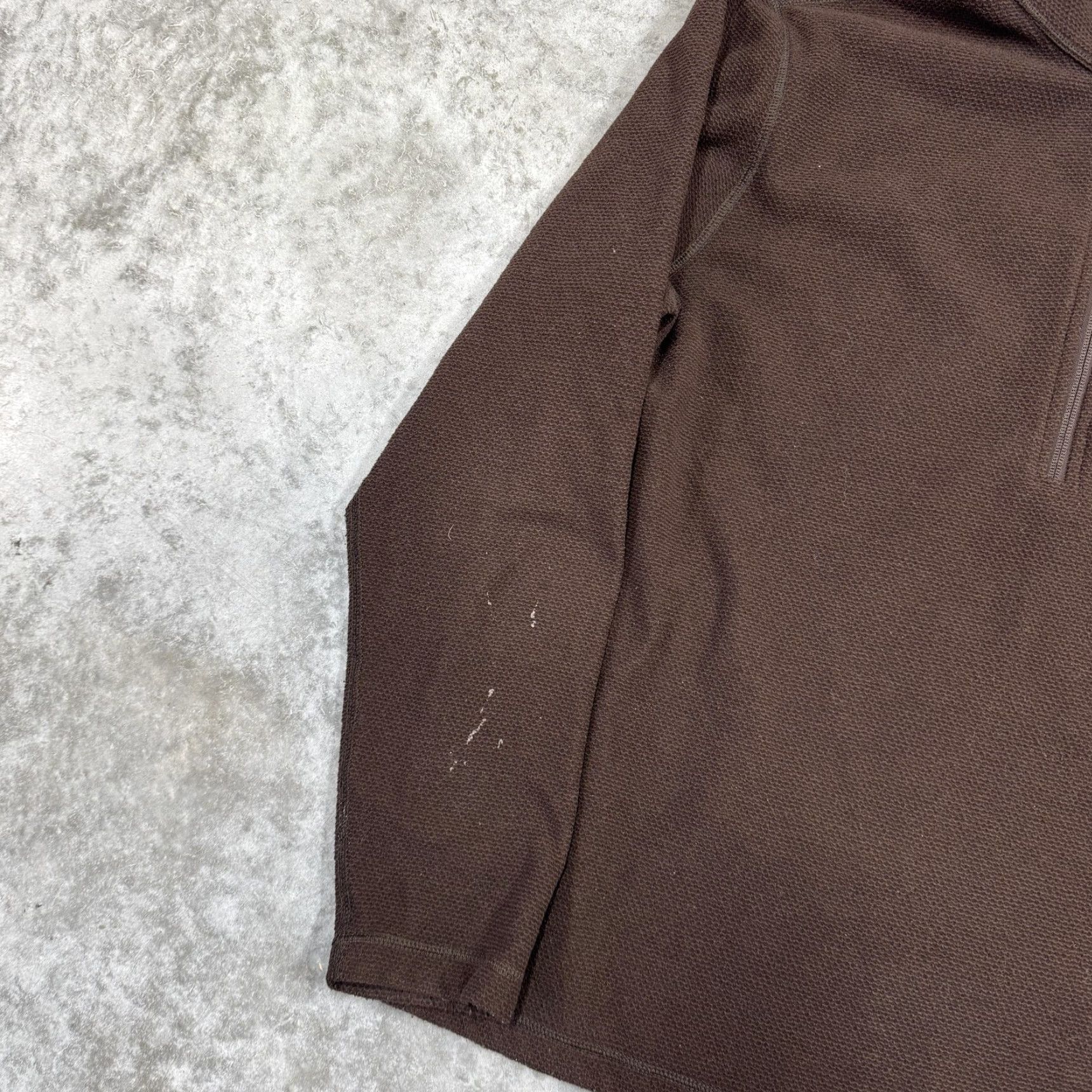 The North Face The North Face Sweatshirt Pullover Mens XL 1/4 Zip Fleece Brown Outdoor 2000s Outdoor Mens XL Brown Logo Sweatshirt Size US XL / EU 56 / 4 - 2 Thumbnail