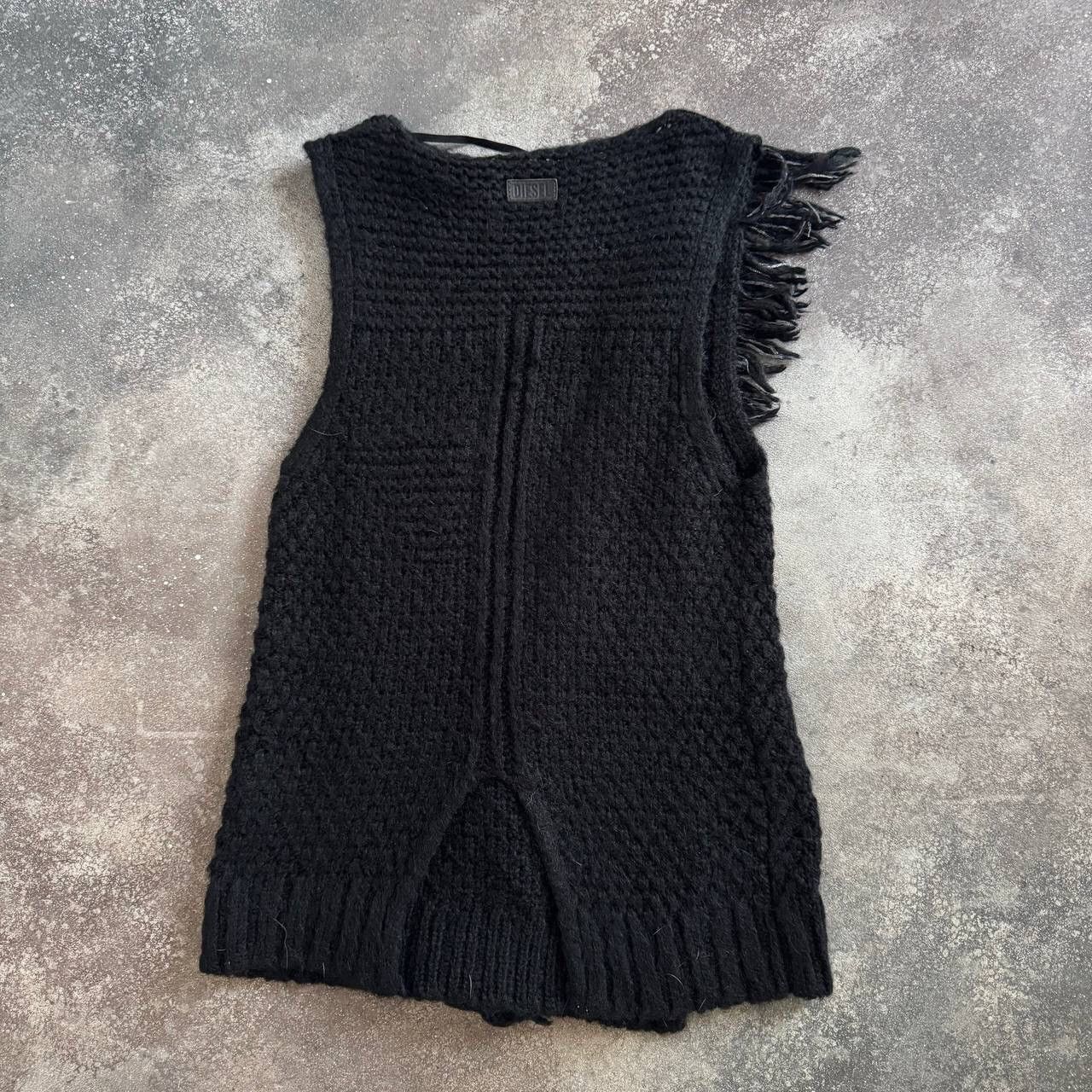 Diesel Diesel Vintage Fringe Mohair Knit Vest Size S / US 4 / IT 40 - 2 Thumbnail