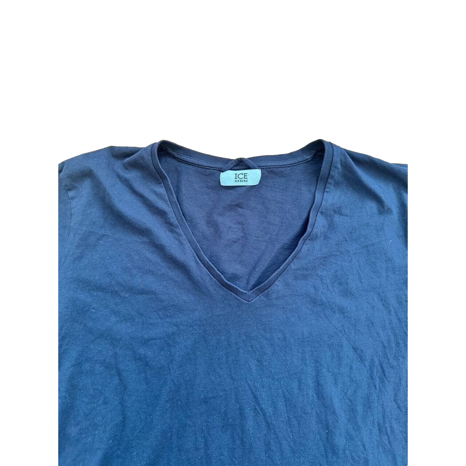 Iceberg ICEBERG Women's Lightweight V-Neck Scoop T-Shirt 3X A000607 Size 3XL / US 20-22 - 9 Thumbnail