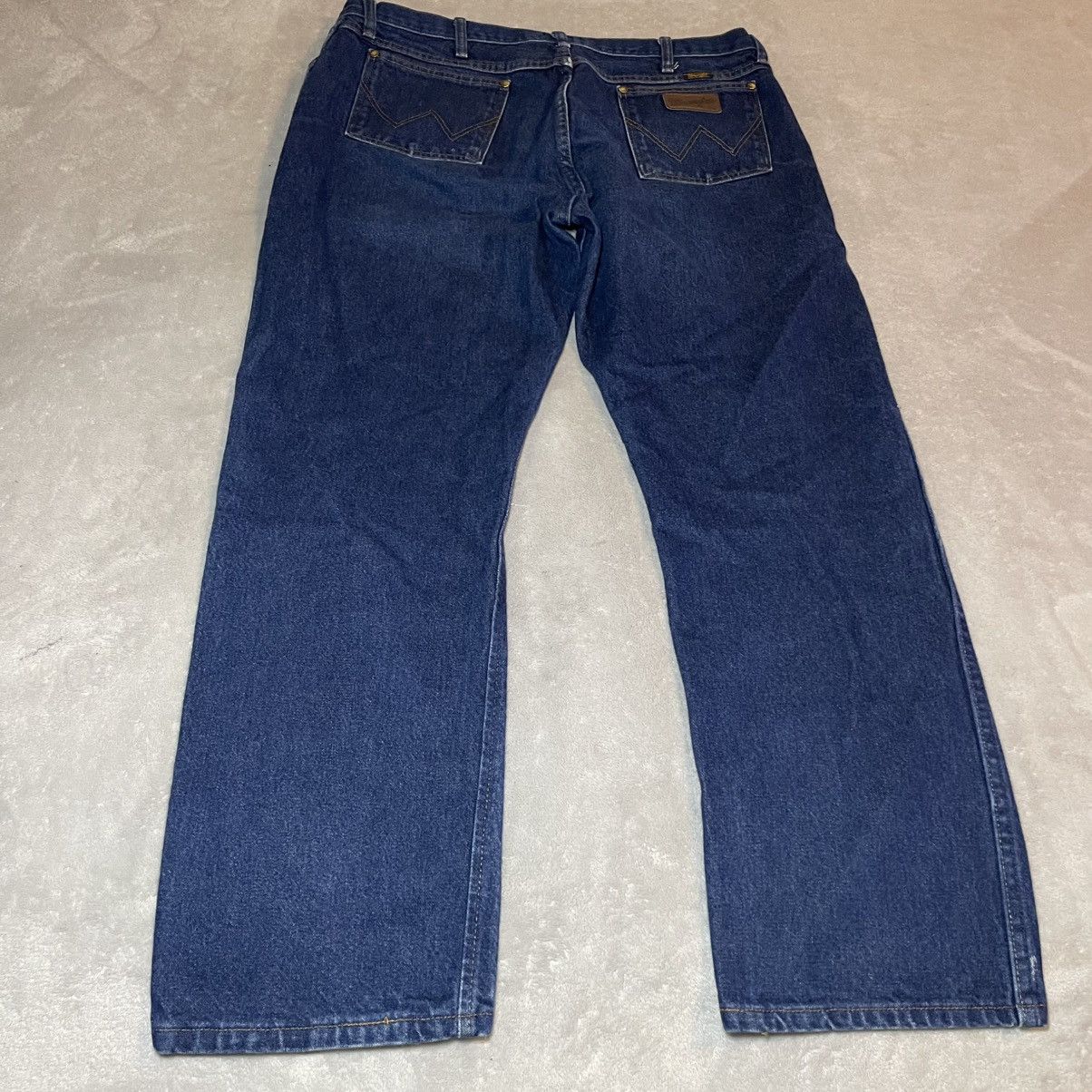Wrangler Wrangler Regular Fit Mens Blue Denim Jeans 40x32 Cowboy Cut Size US 39 - 4 Thumbnail