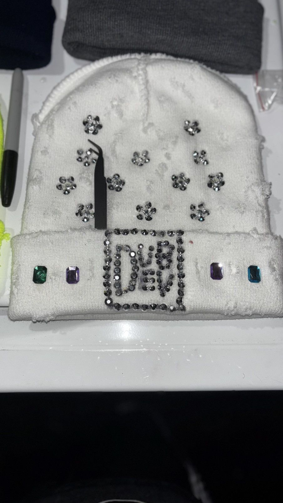 Other Rhinestone Beanies Size ONE SIZE - 5 Thumbnail