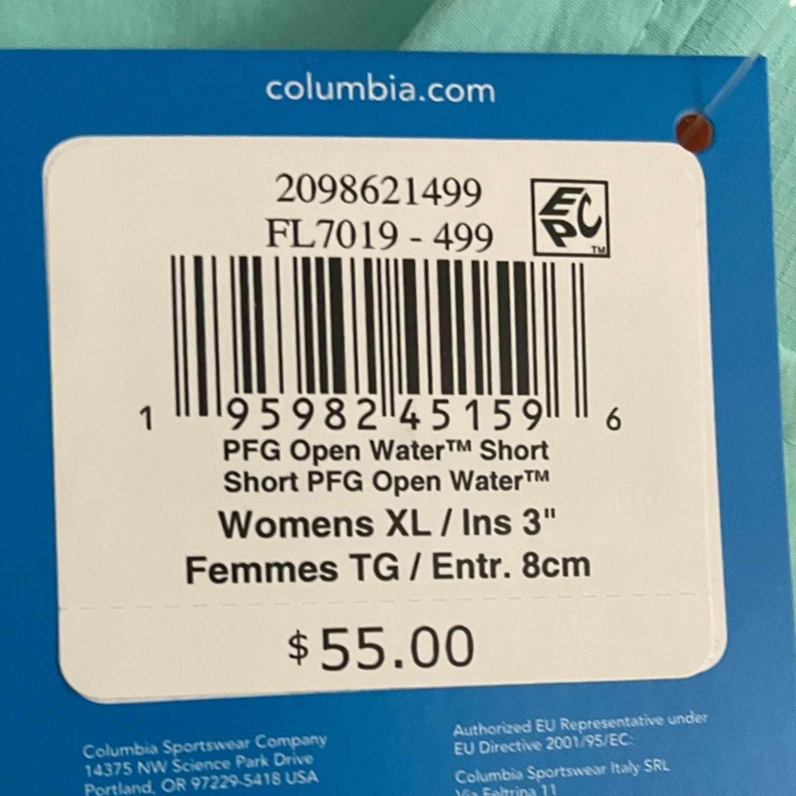 Columbia Columbia PFG Open Water Shorts 3” Omni-Shade UPF50 Womens XL Size 40" / US 18 - 4 Thumbnail