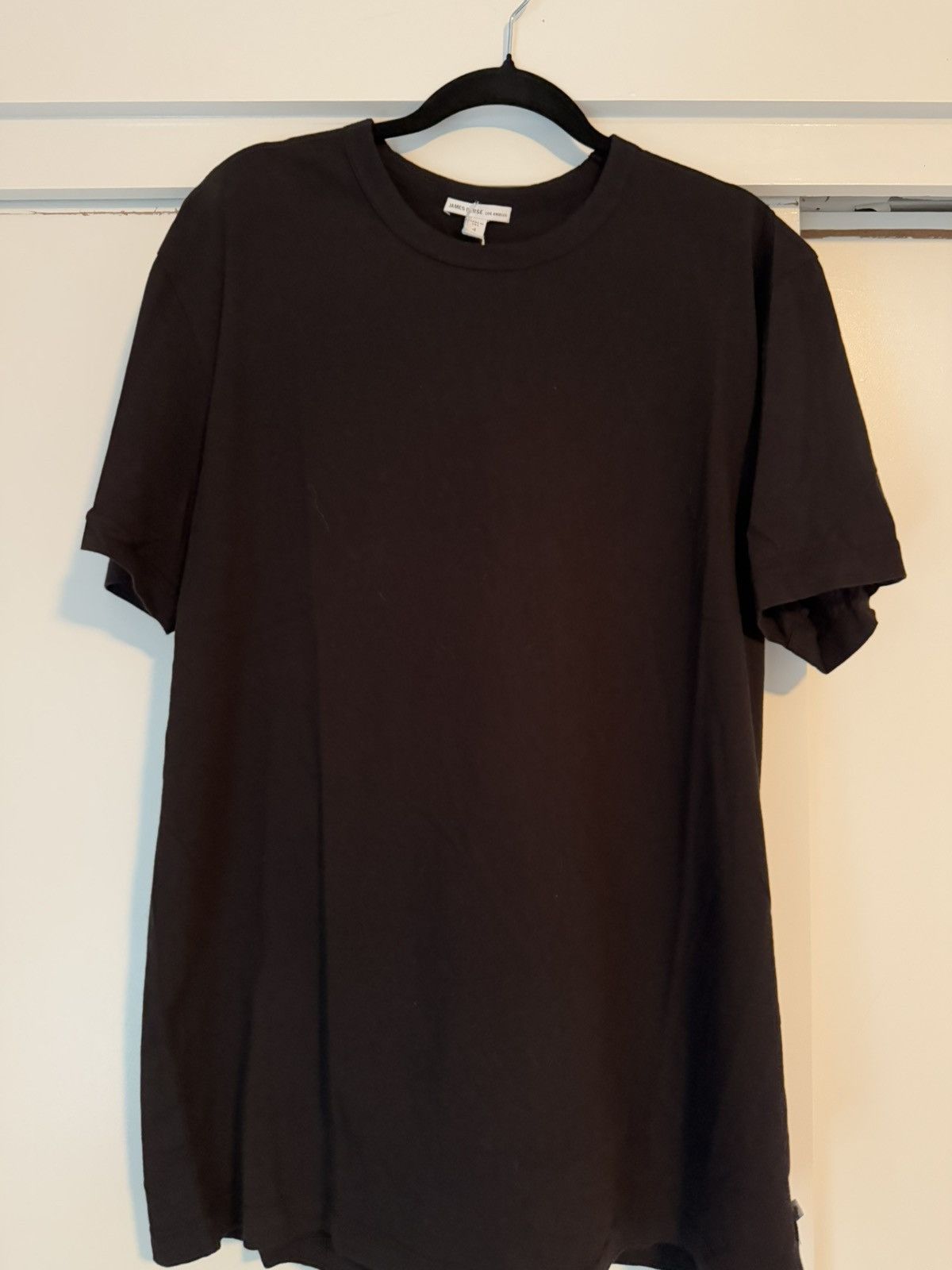 James Perse Black Crewneck Tee — NWT — Size 4