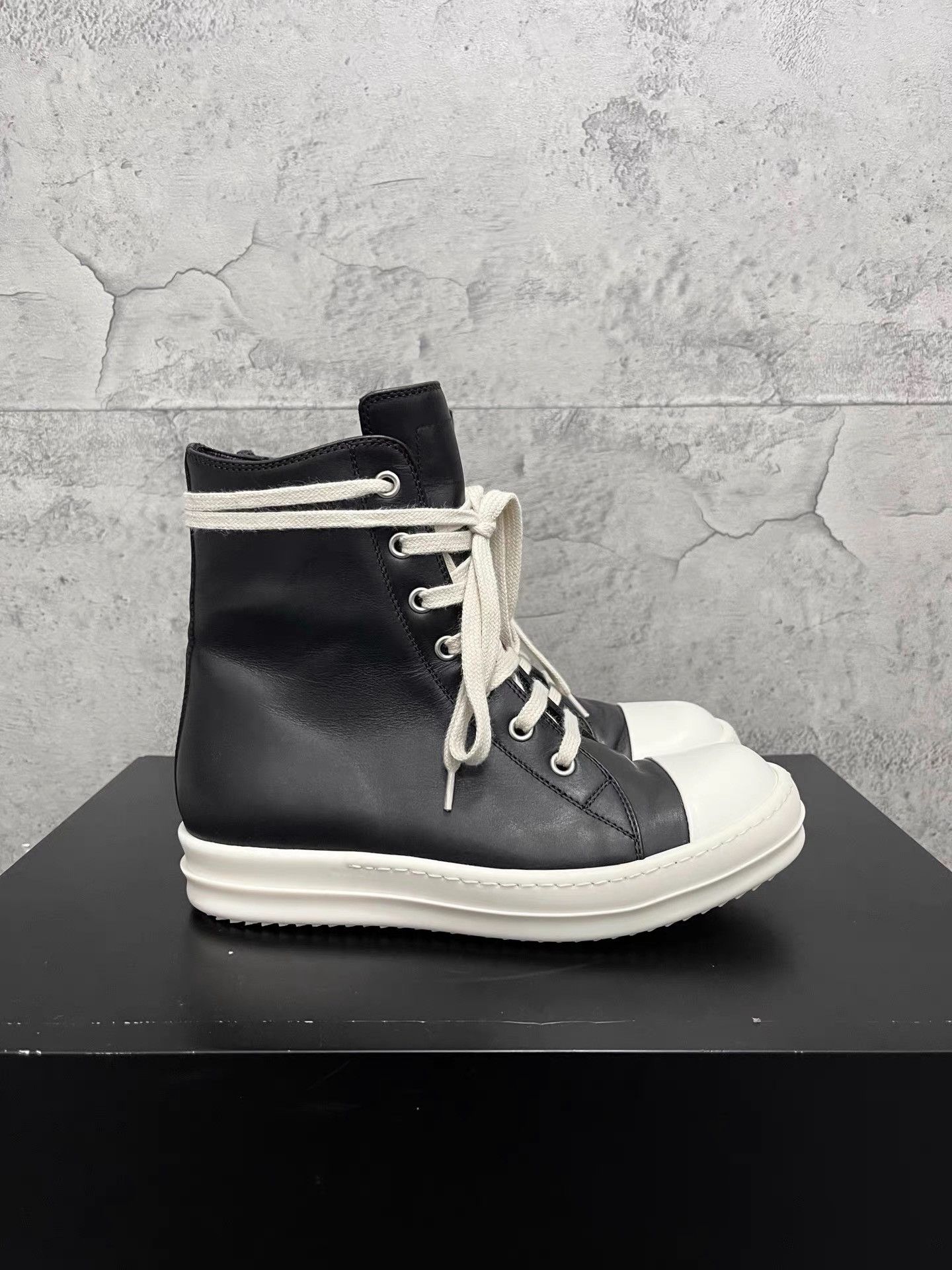 Rick Owens Rick Owens Mainline 17FW Horsehide Big Converse K34 Size US 5 / IT 35 - 3 Thumbnail