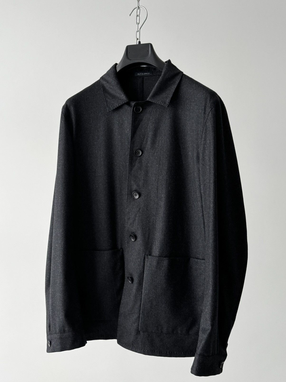 Suitsupply Suitsupply ‘Walter HP’ Pure Wool Light Jacket Size US M / EU 48-50 / 2 - 2 Thumbnail