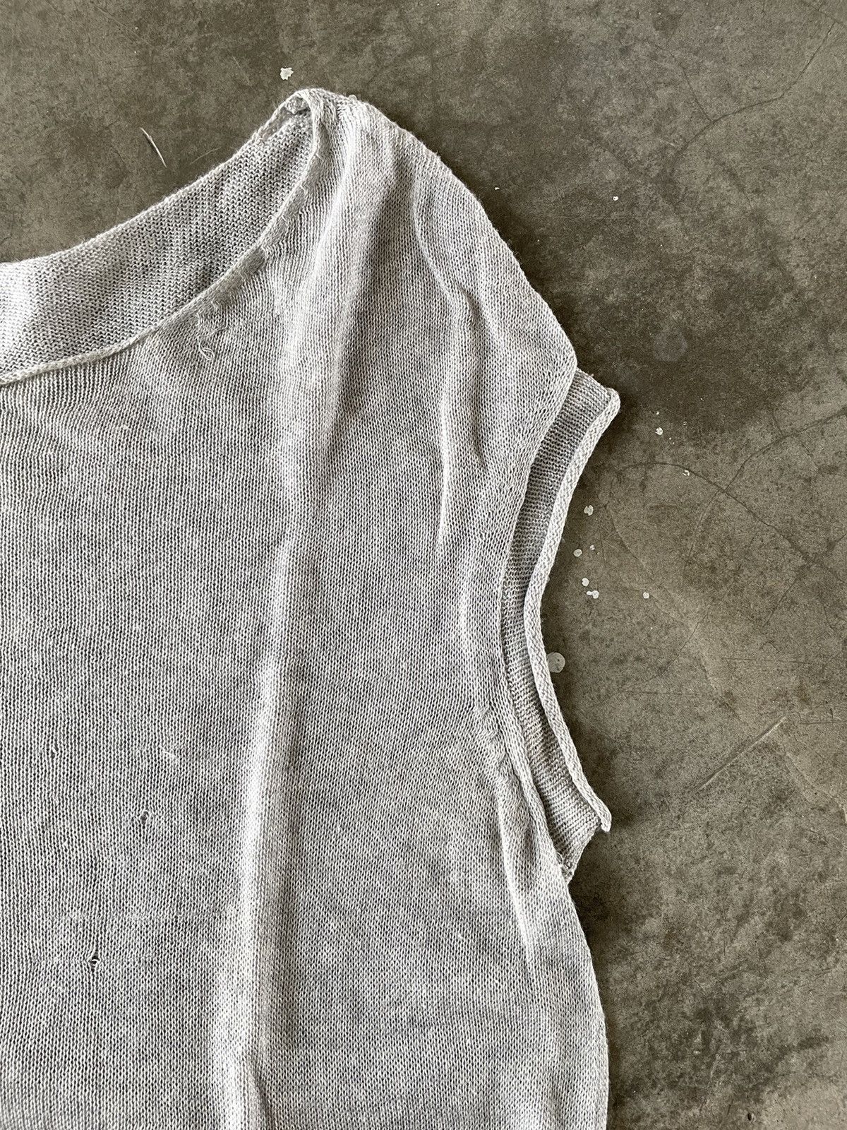 Designer Yohji Yamamoto +Noir Tank Top Size M / US 6-8 / IT 42-44 - 3 Thumbnail