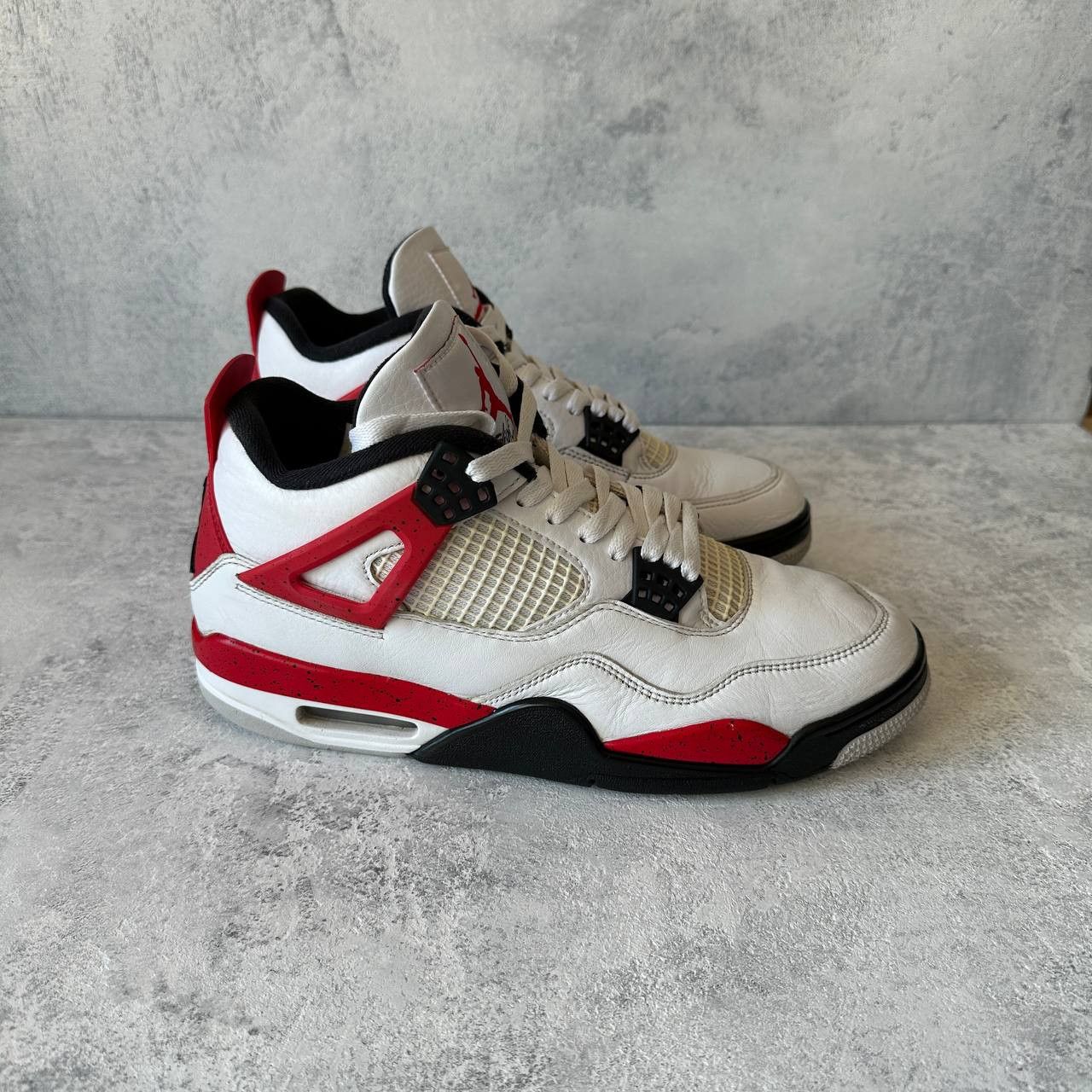 Jordan Brand Nike Air Jordan 4 Red Cement Size EU 43 Size US 9.5 / EU 42-43 - 2 Thumbnail