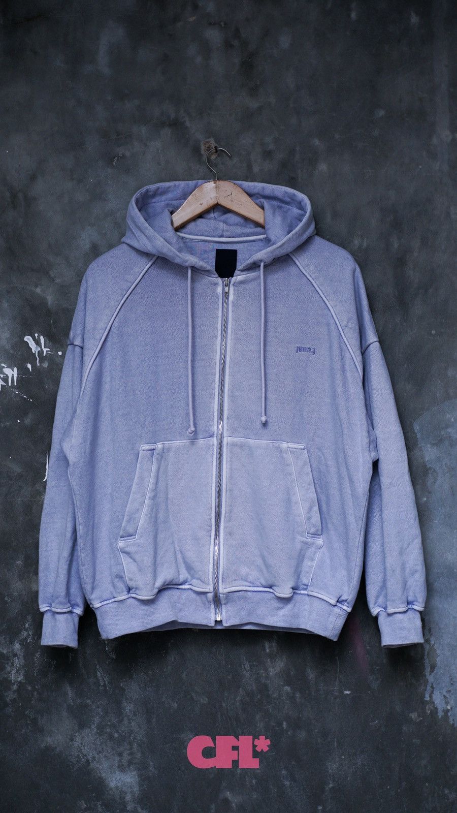 Juun.J Juun.J Garment Dyed Hoodie Size US S / EU 44-46 / 1 - 1 Thumbnail