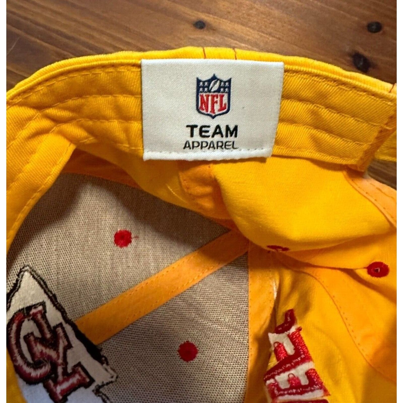 NFL NFL TEAM APPAREL Kansas City Chiefs Hat/Cap NFL Arrowhead KC Size ONE SIZE - 8 Thumbnail