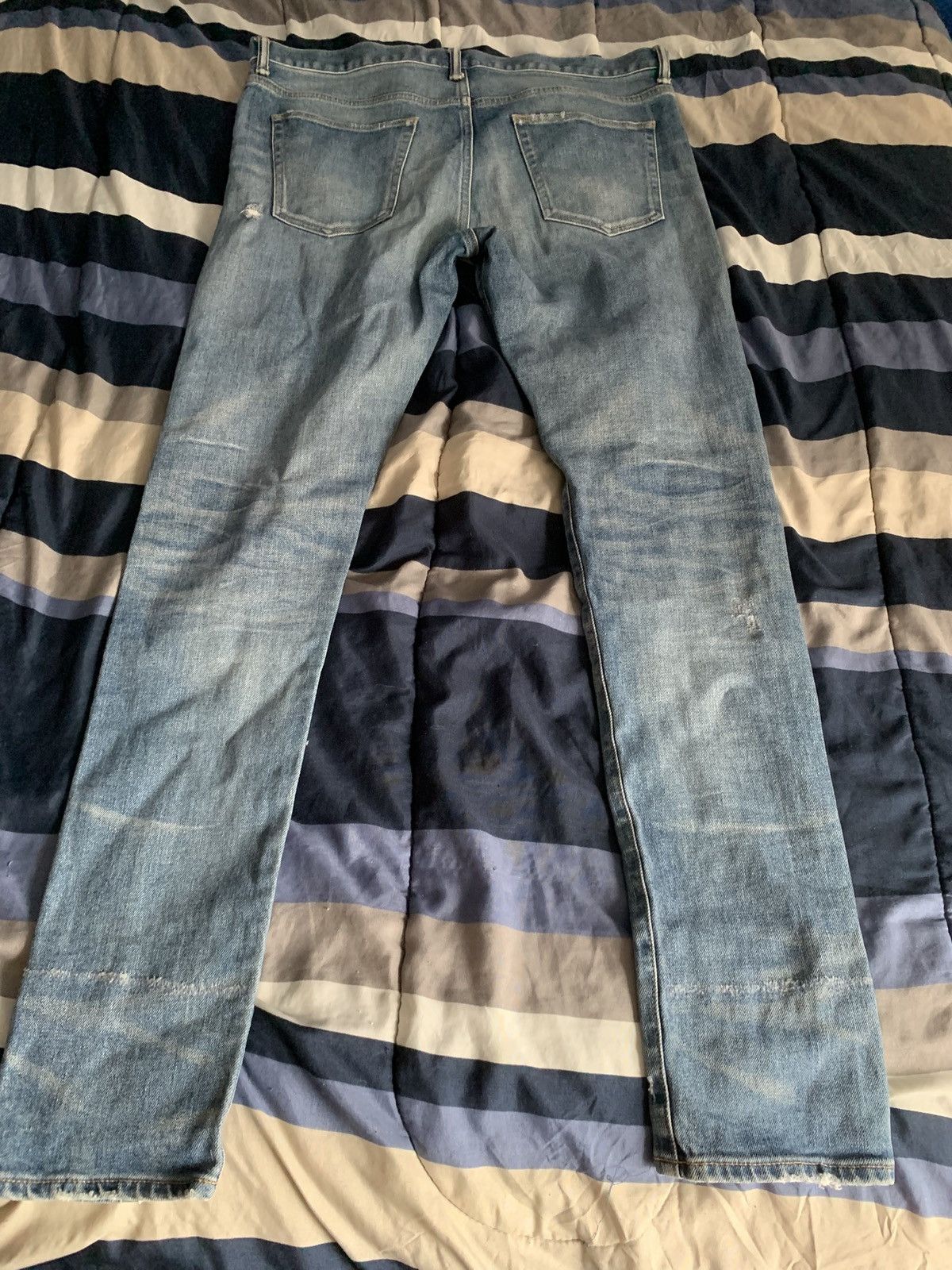 Evisu No.3 Baby Blue Daicock Raw Denim Jean
