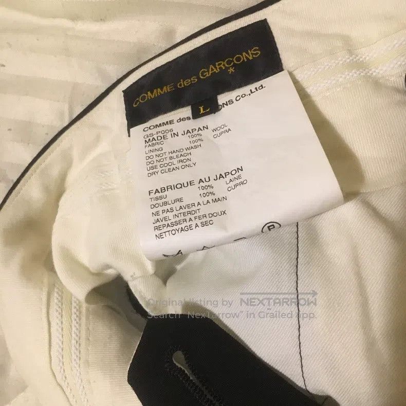 Comme des Garcons Comme Des Garcons size L Women's main line wool nine-point Size 24" / US 00 / IT 34 - 3 Thumbnail