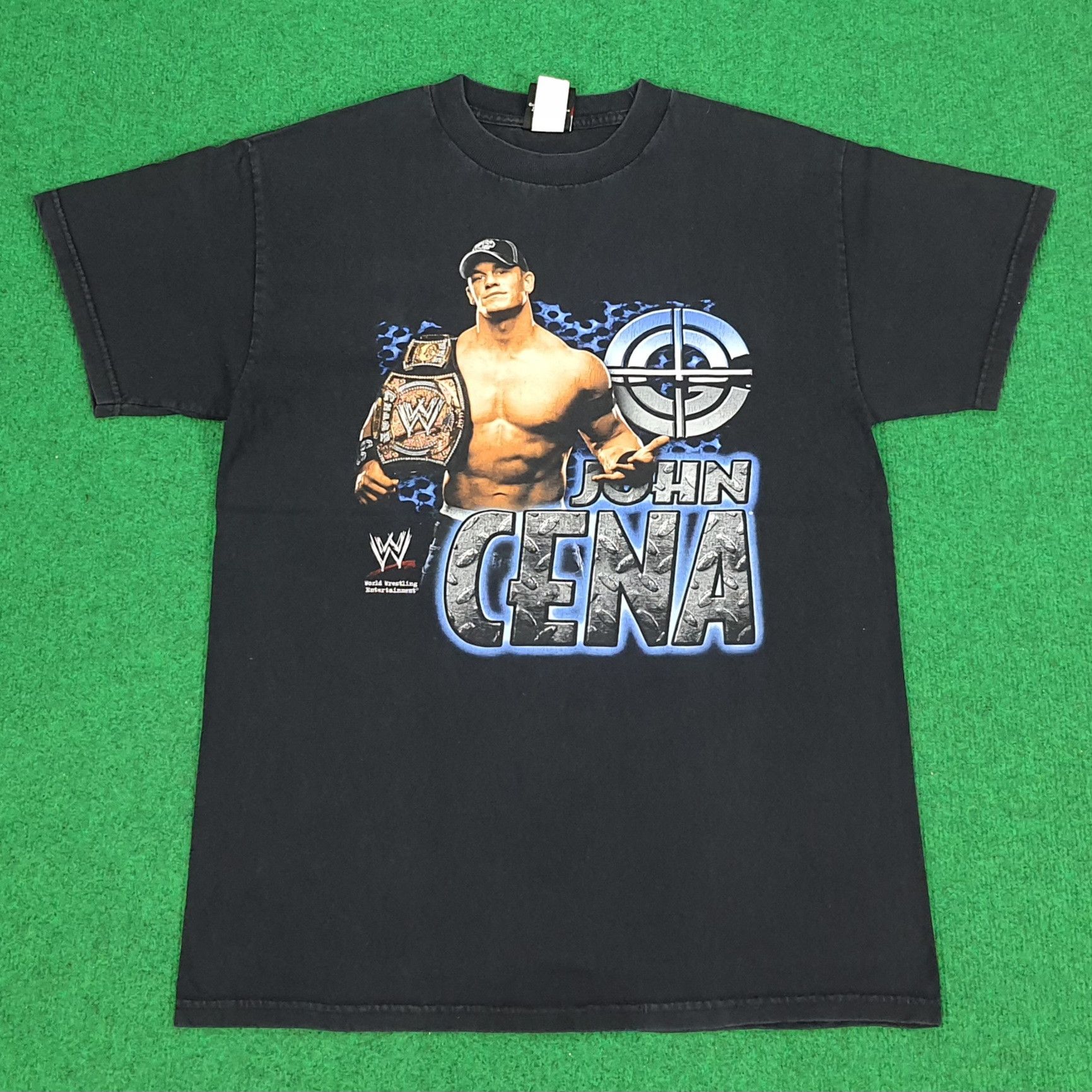 Vintage × WWE Vintage John Cena WWE American World Wrestler Tshirt Size US M / EU 48-50 / 2 - 1 Thumbnail