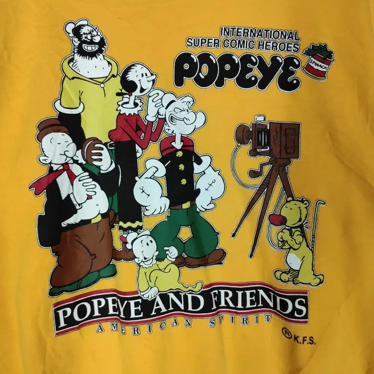 Cartoon Network Vintage Popeye & Olive X Plus C Sweatshirts Size US L / EU 52-54 / 3 - 3 Thumbnail