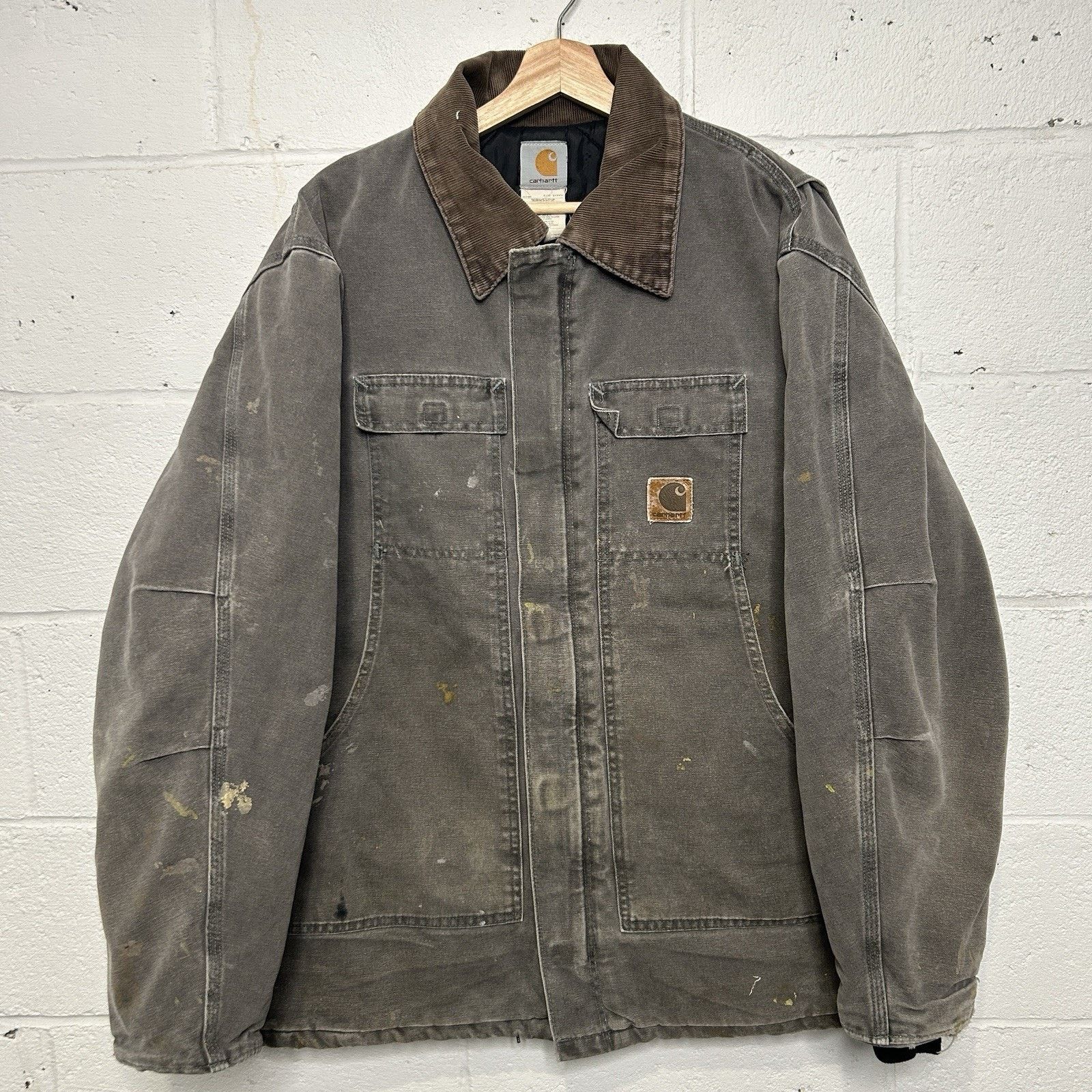 Carhartt Vintage Carhartt Quilted Arctic Jacket “Cement Grey” C26 CMT Size US XL / EU 56 / 4 - 1 Thumbnail