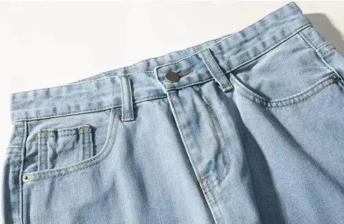 Japanese Brand 21SS Indigo Union Japan Blue Denim Distressed Pants Size US 32 / EU 48 - 2 Thumbnail