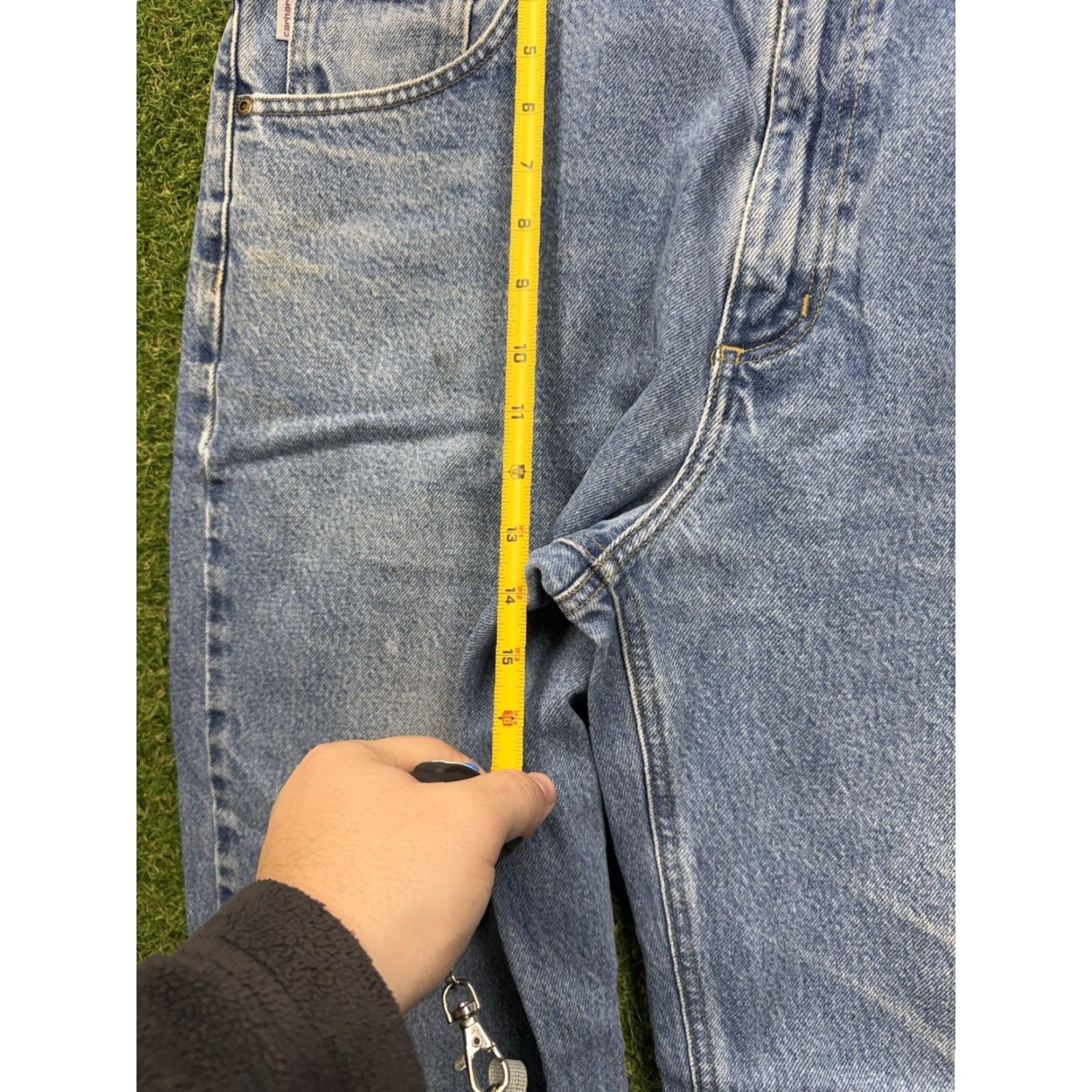 Carhartt VINTAGE Carhartt Jeans Mens 40x32 Relaxed Blue Denim B17 DST Workwear Casual Carhartt B17 Logo 5-Pocket Mens Size US 40 / EU 56 - 5 Thumbnail
