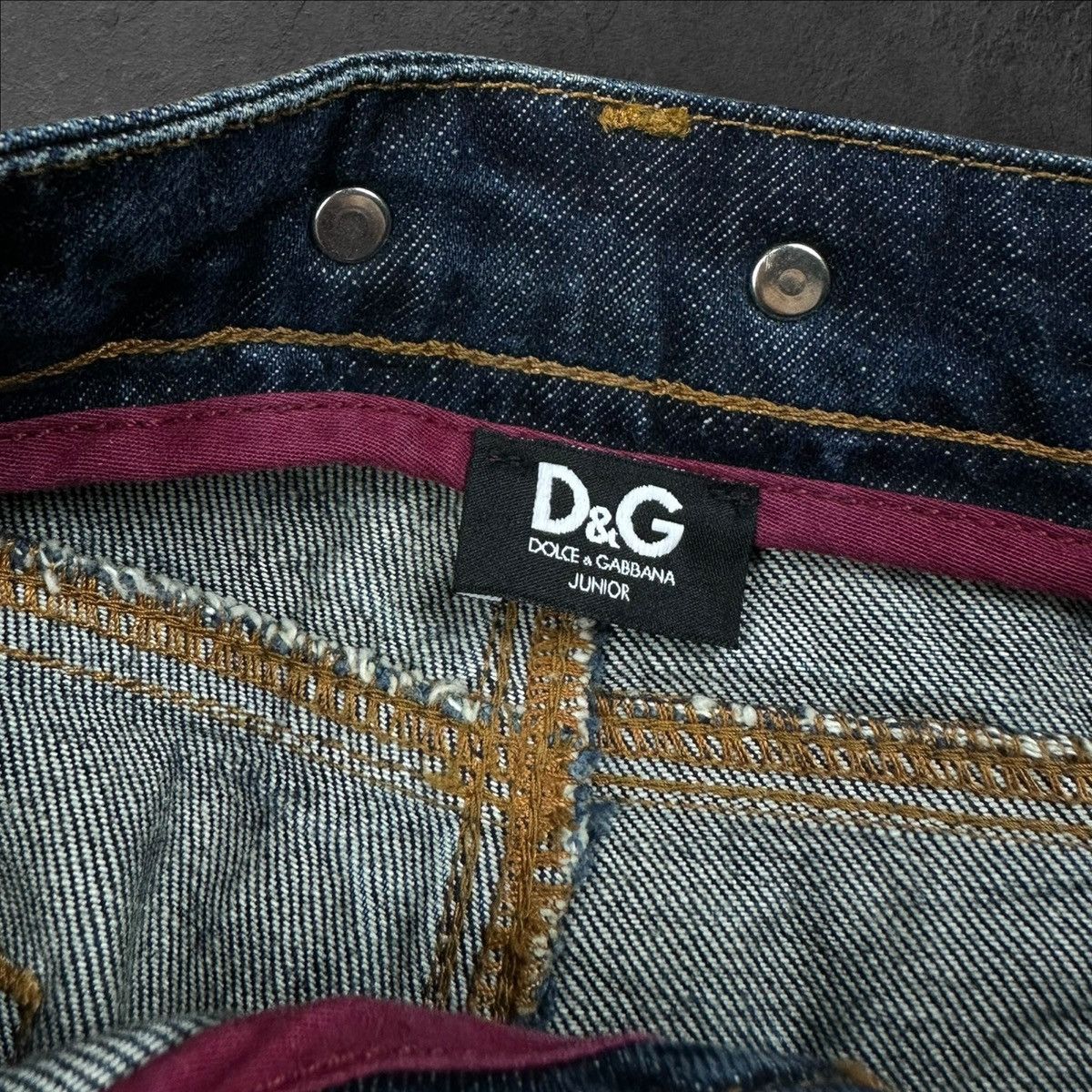 Dolce & Gabbana × Vintage Dolce Gabbana Junior Lighting Washed Distressed Jeans Denim Size US 29 - 5 Thumbnail