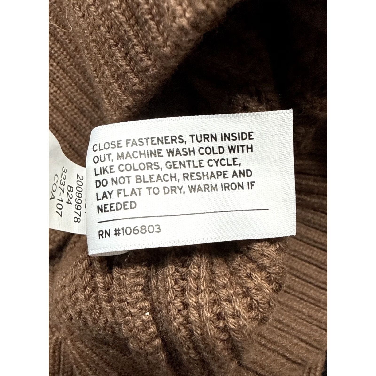 Duluth Trading Company DULUTH TRADING CO Brigadier Shawl Collar Brown Knit Sweater XLT Mens Pullover Size XLT Brown Knit Shawl Collar Sweater Size US XL / EU 56 / 4 - 7 Thumbnail
