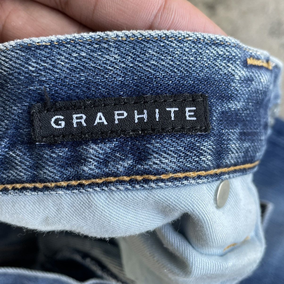 KURO 🔥🇯🇵KURO Japan Blue Denim Distress Selvedge Denim Jeans Size US 31 - 12 Thumbnail