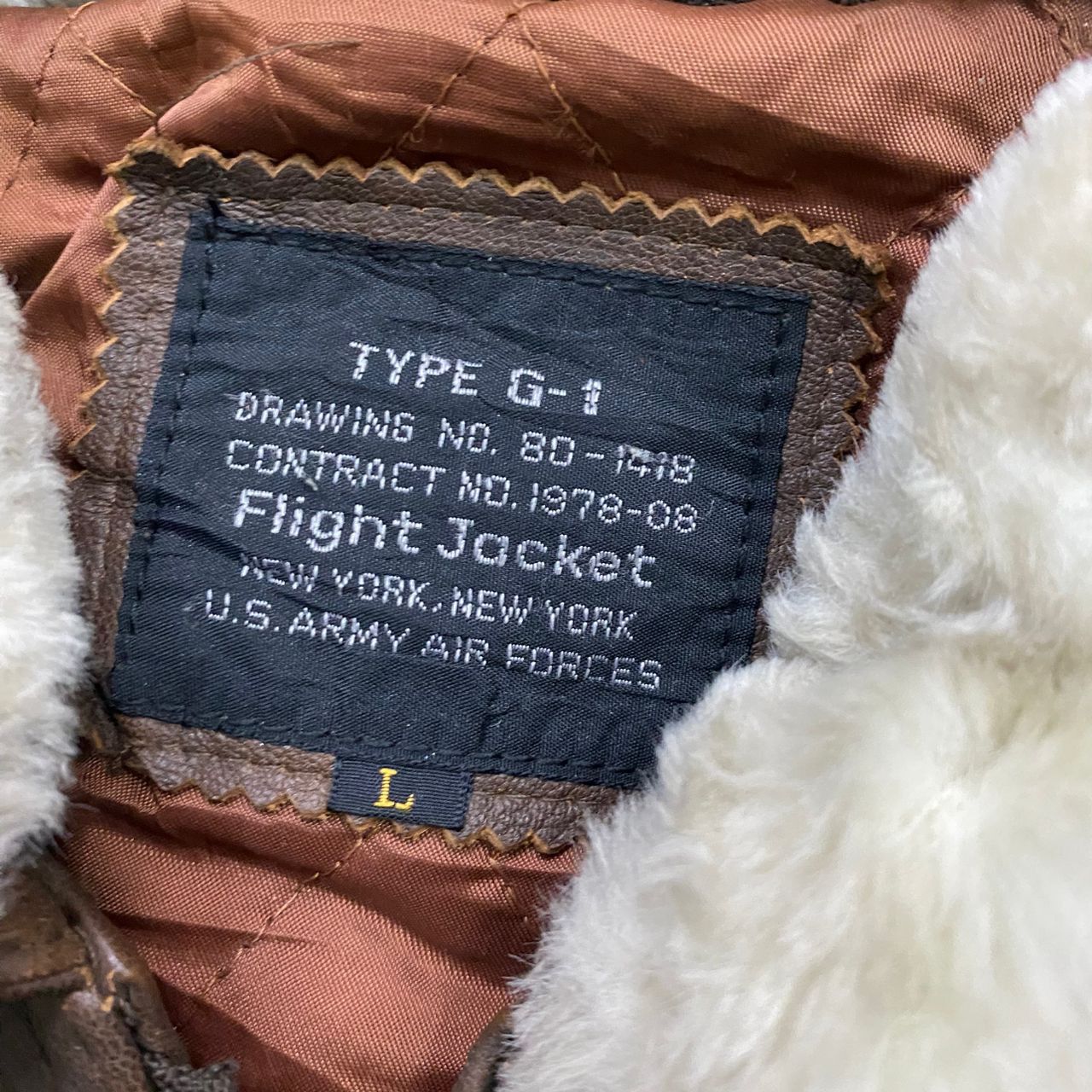 Vintage 💥Best Offer💥 Vintage U.s Army Air Force Flight Jacket Size US L / EU 52-54 / 3 - 15 Thumbnail