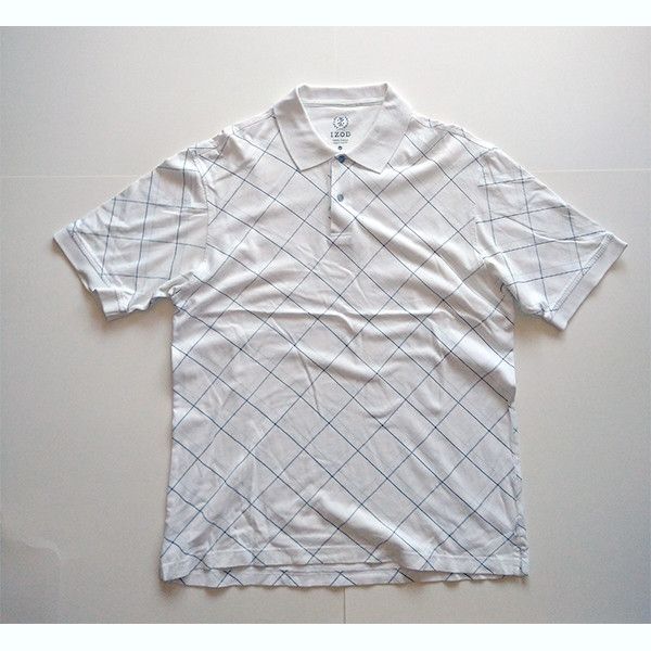 Izod IZOD Cotton Golf Polo Shirt Size Large S/S Short Sleeve Size US L / EU 52-54 / 3 - 1 Thumbnail