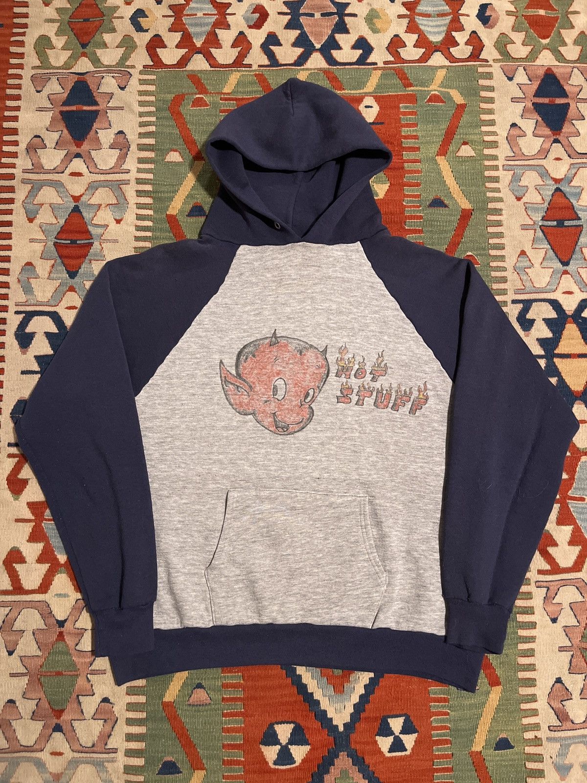 Vintage Vintage Hoodie With Hand Drawn Graphic Size US M / EU 48-50 / 2 - 1 Thumbnail
