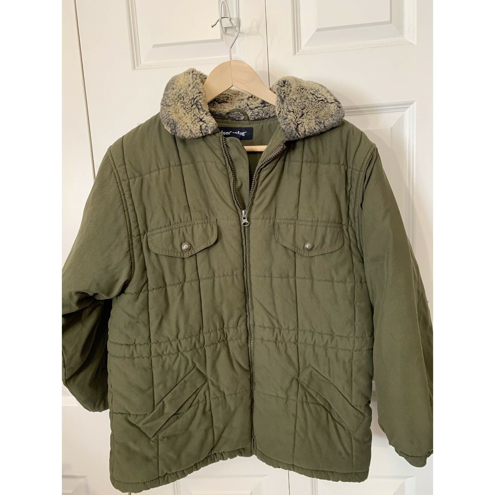 London Fog London Fog Jacket Women’s Sz L 14/16 Hooded Winter Jacket In Size L / US 10 / IT 46 - 3 Thumbnail